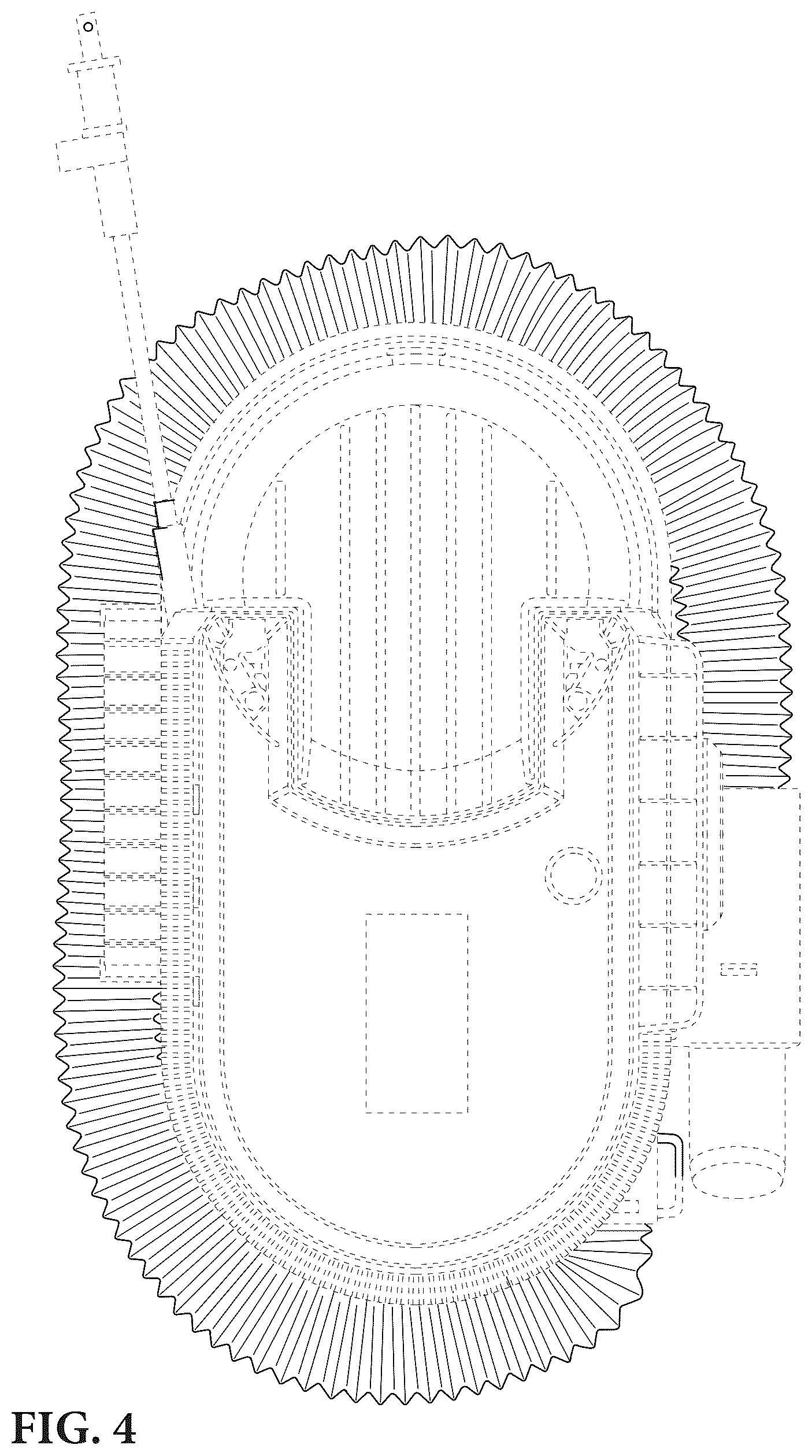 Patent USD1124550 Figure 4 – Vacuum cleaner