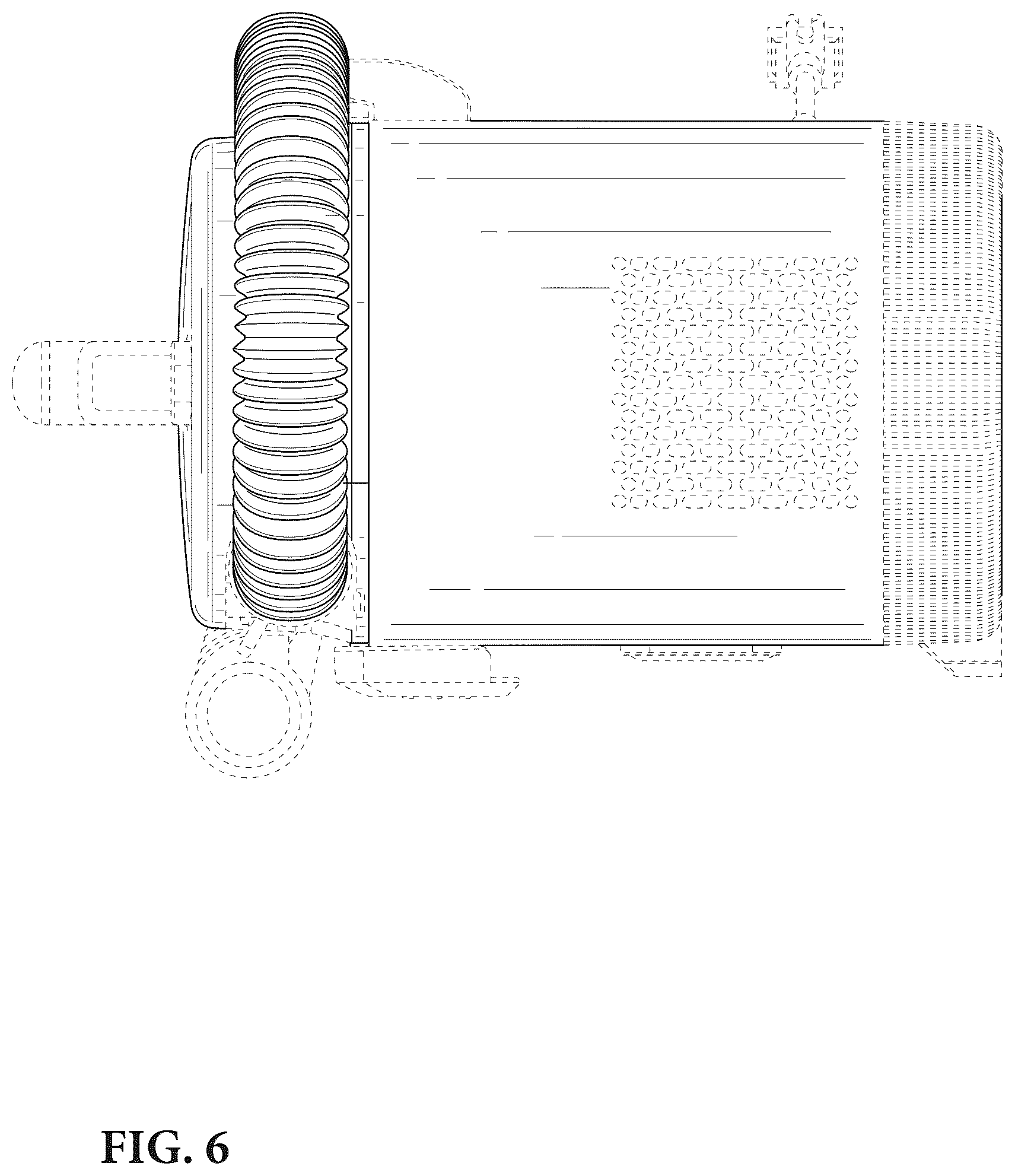 Patent USD1124550 Figure 6 – Vacuum cleaner
