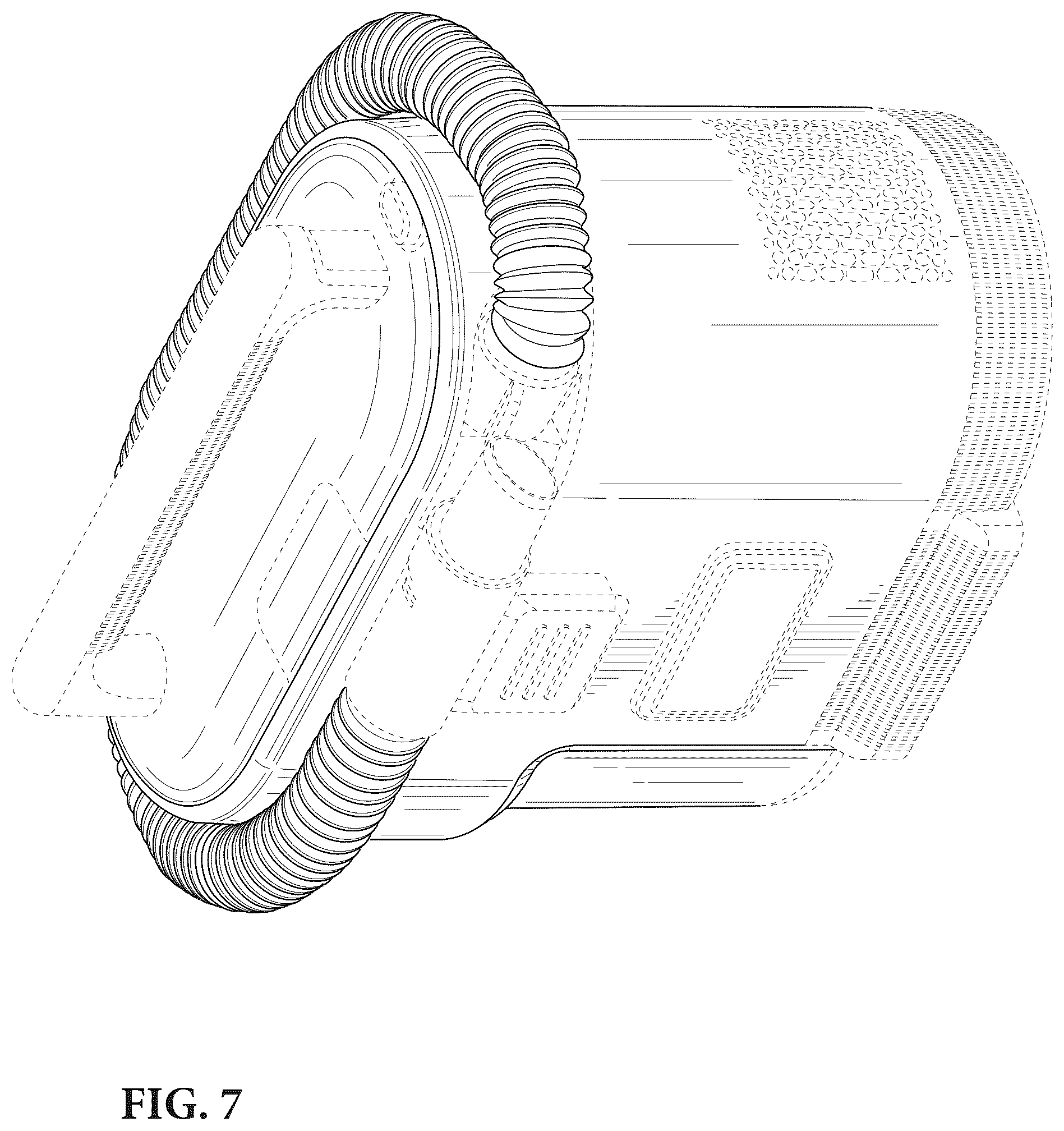 Patent USD1124550 Figure 7 – Vacuum cleaner