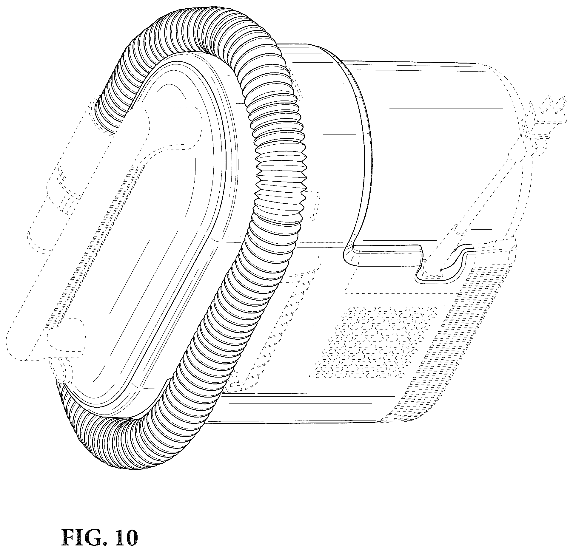 Patent USD1124550 Figure 10 – Vacuum cleaner