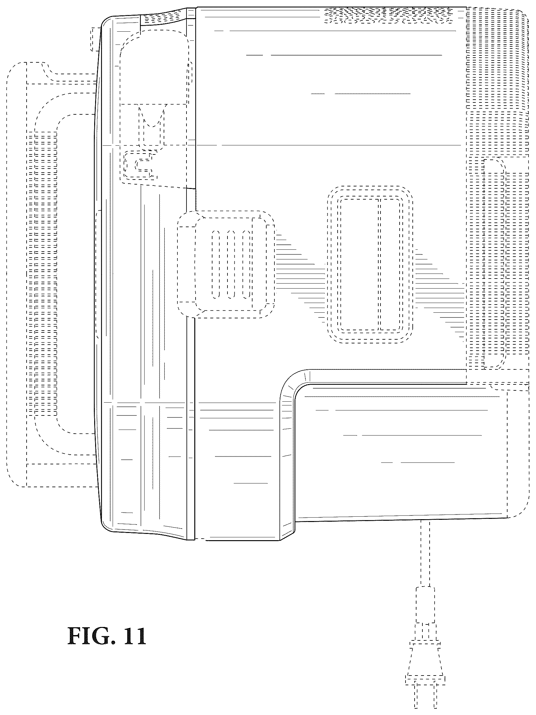Patent USD1124550 Figure 11 – Vacuum cleaner