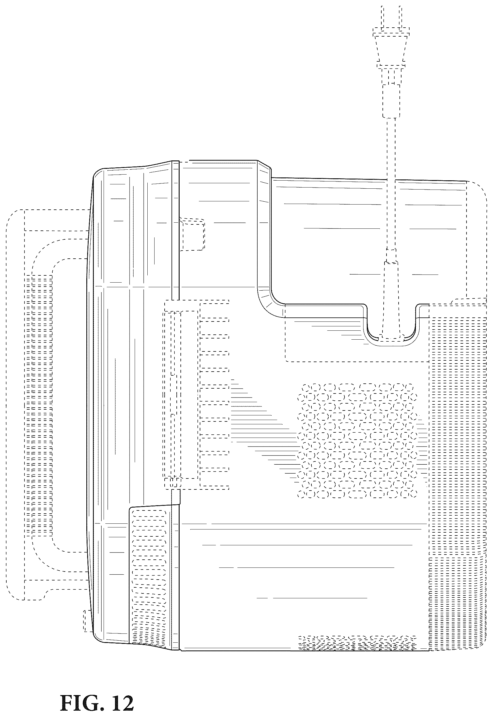 Patent USD1124550 Figure 12 – Vacuum cleaner
