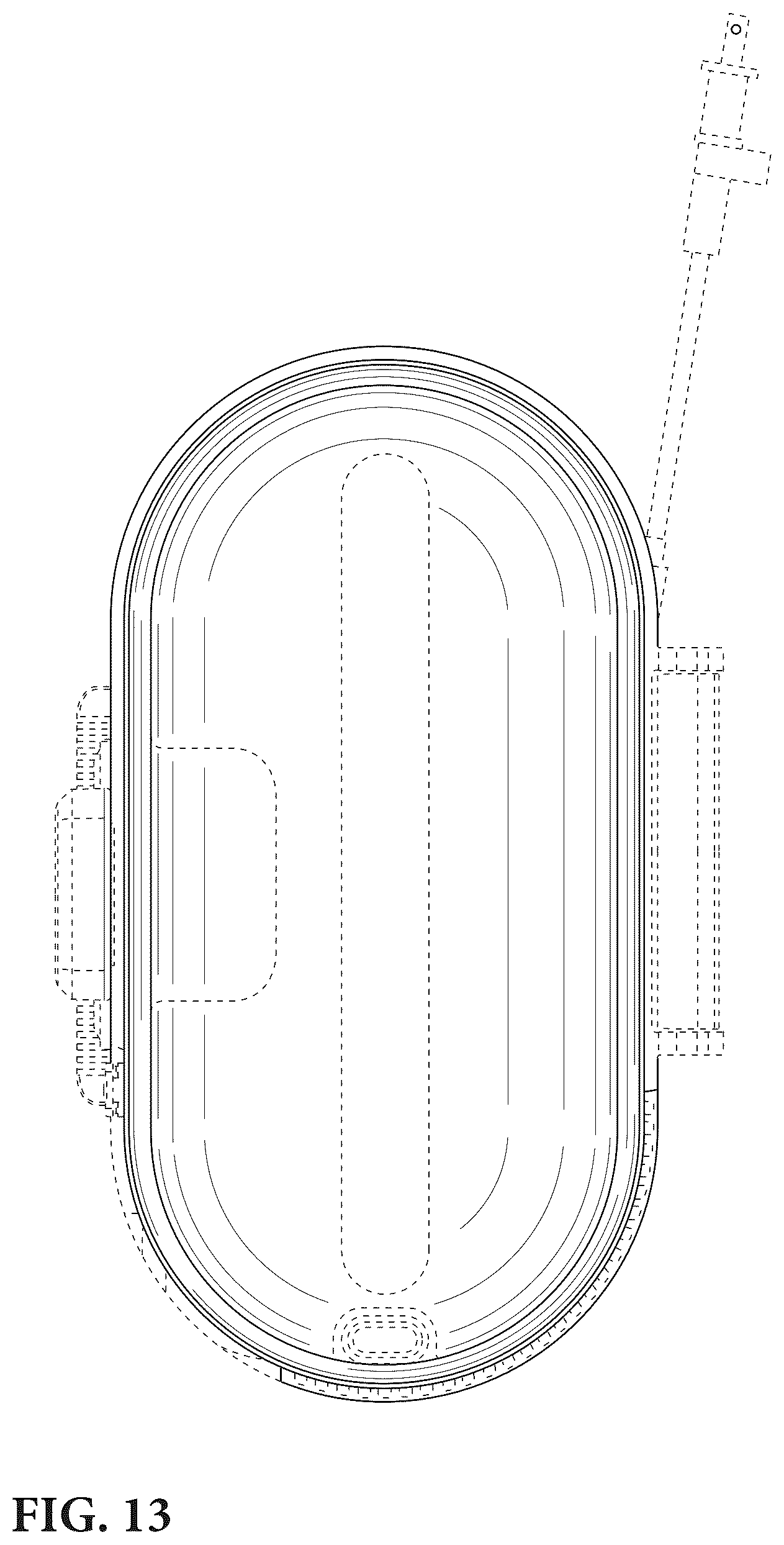 Patent USD1124550 Figure 13 – Vacuum cleaner