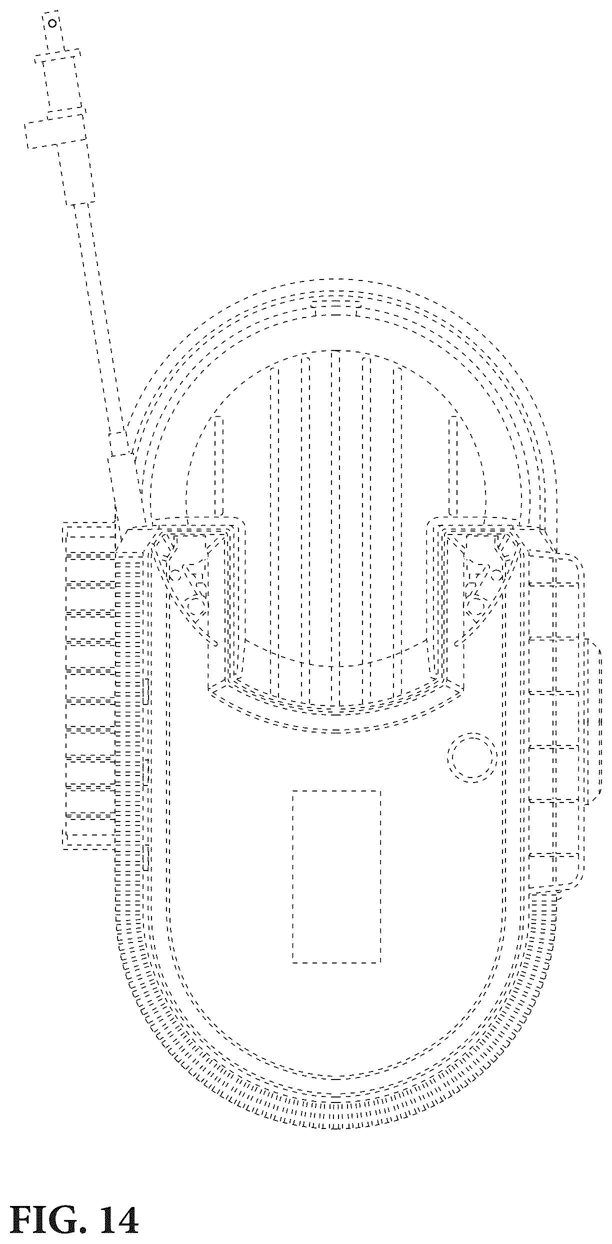 Patent USD1124550 Figure 14 – Vacuum cleaner
