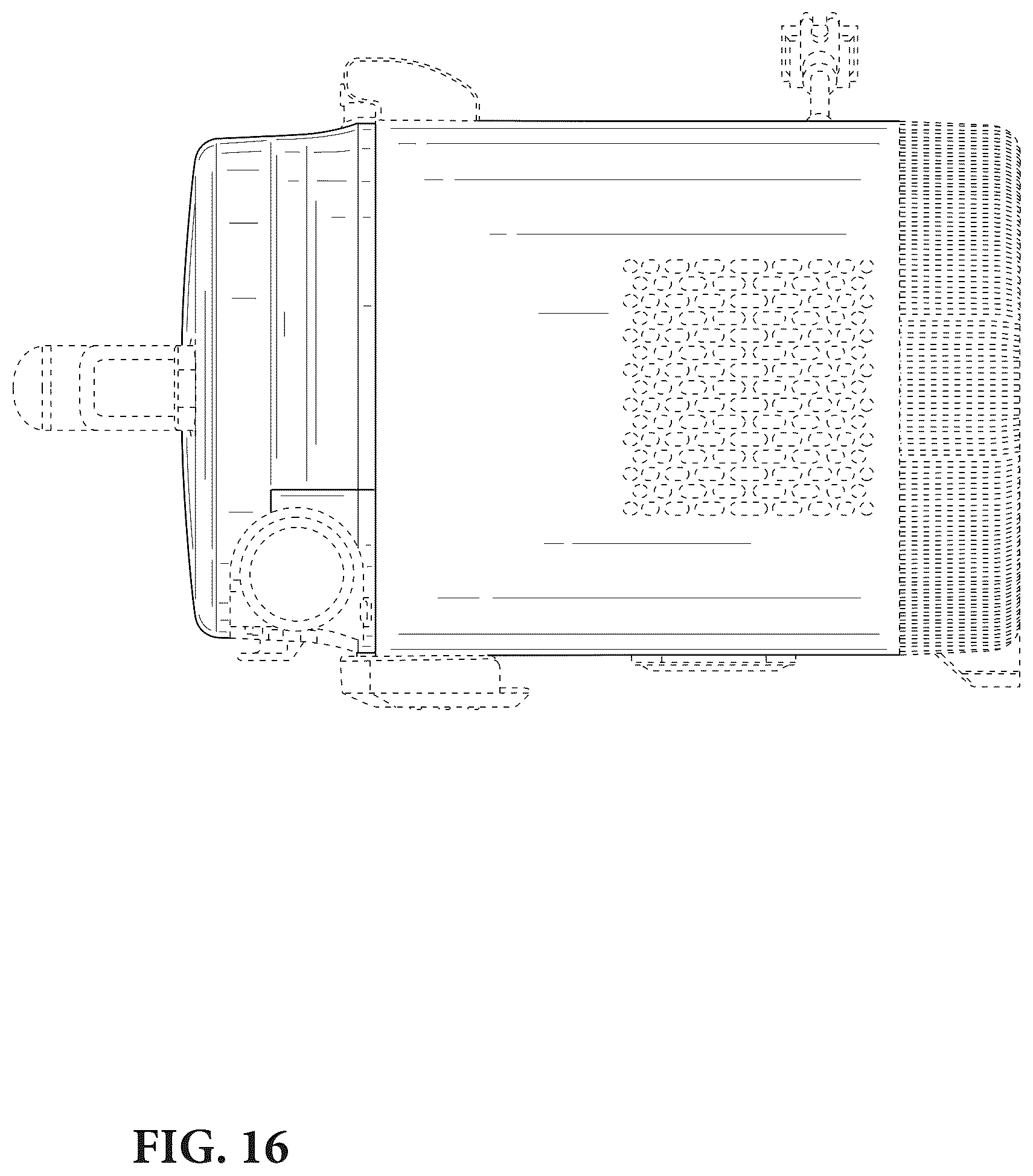 Patent USD1124550 Figure 16 – Vacuum cleaner