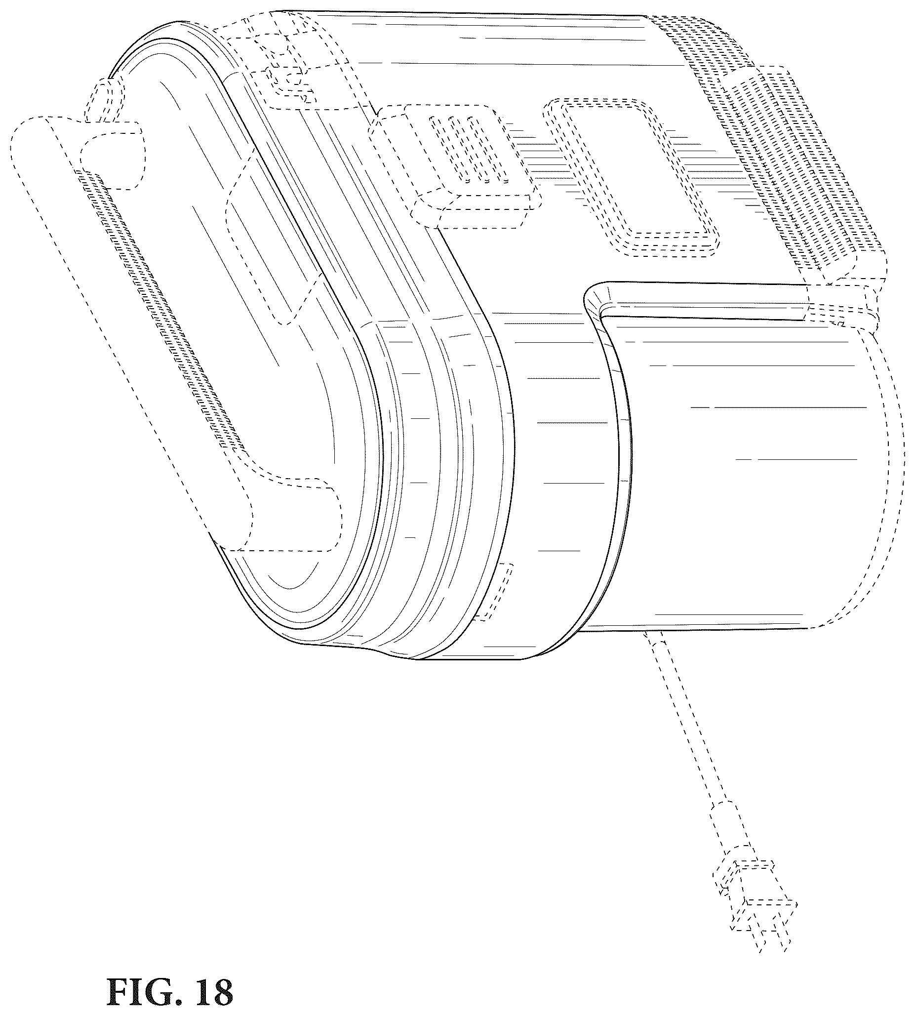 Patent USD1124550 Figure 18 – Vacuum cleaner