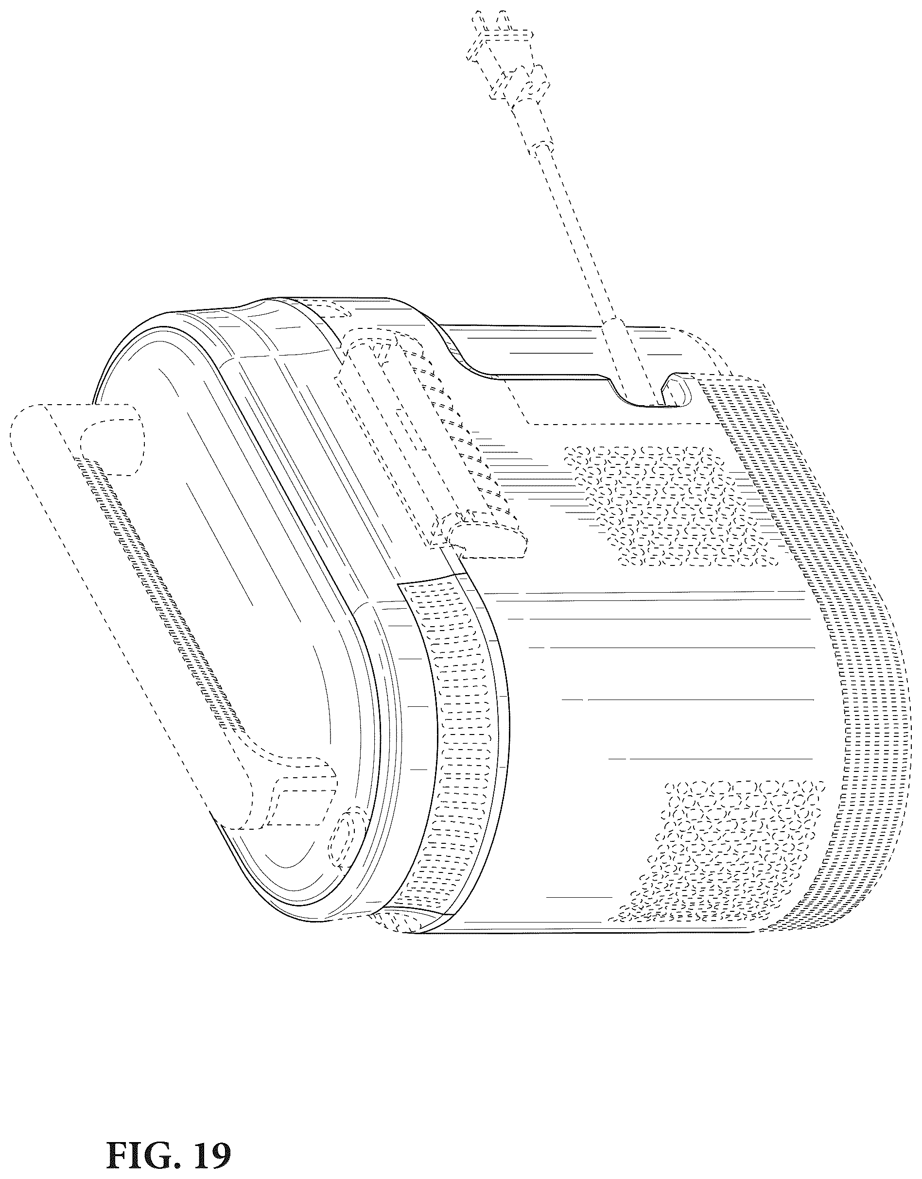 Patent USD1124550 Figure 19 – Vacuum cleaner