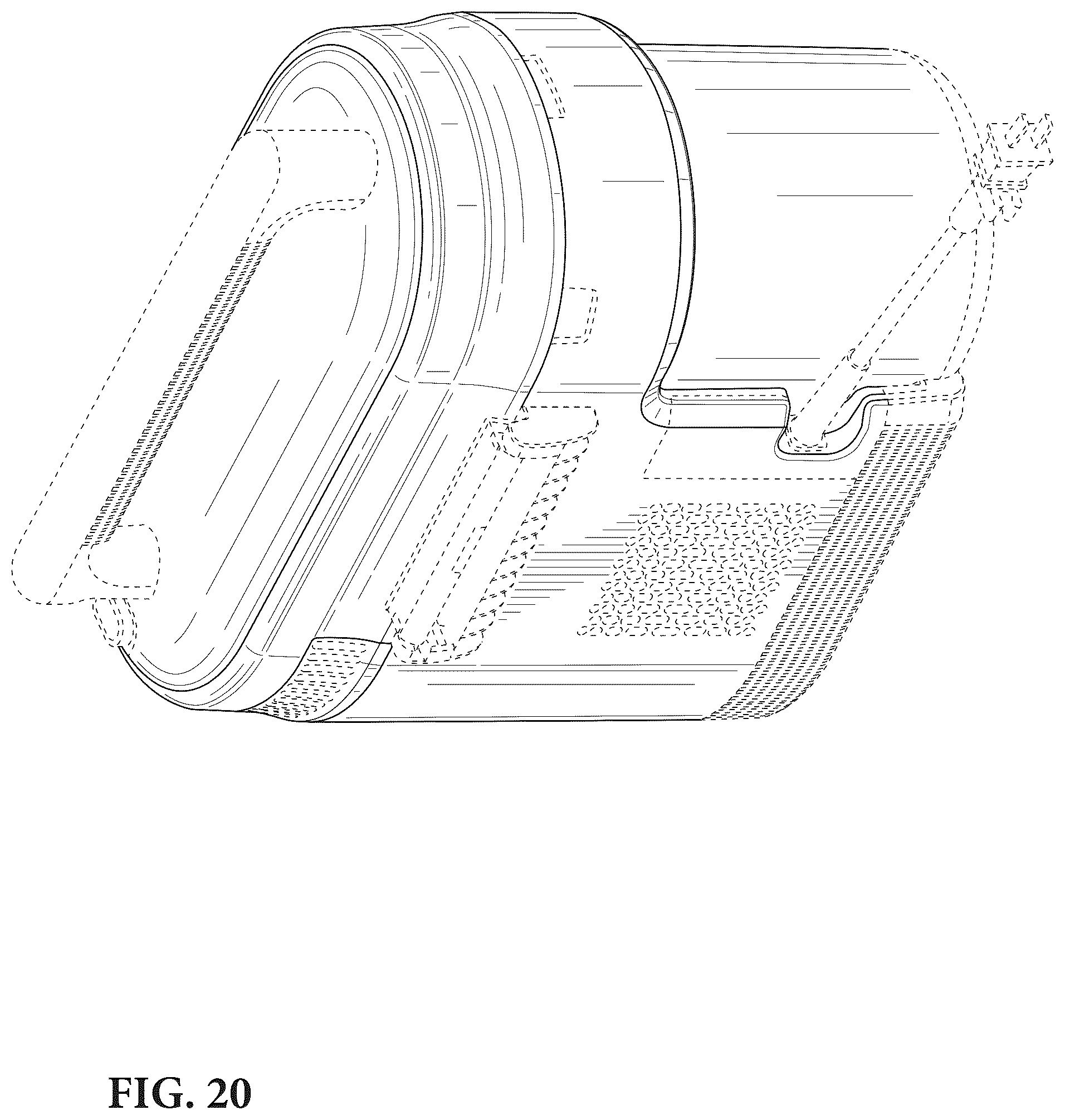 Patent USD1124550 Figure 20 – Vacuum cleaner