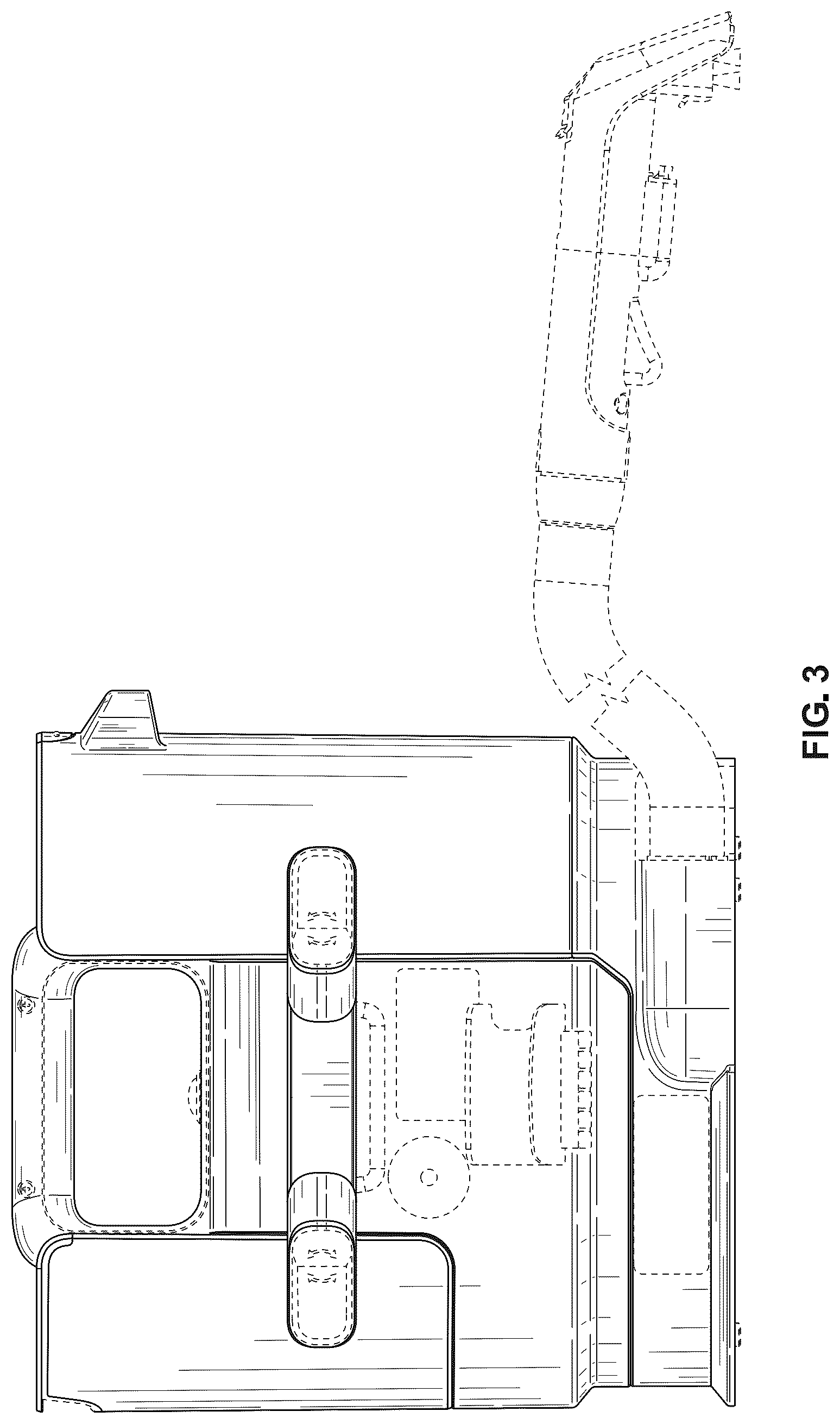 Patent USD1124551 Figure 3 – Portable cleaning appliance