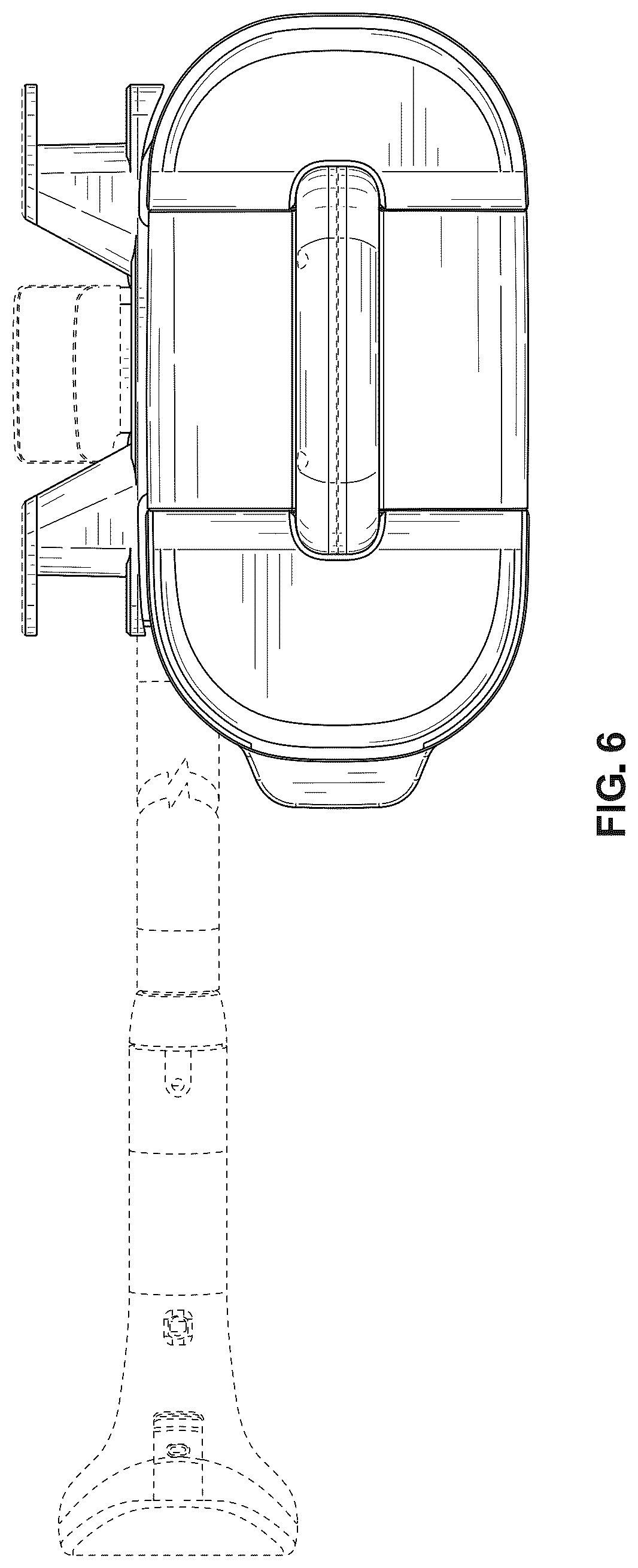 Patent USD1124551 Figure 6 – Portable cleaning appliance