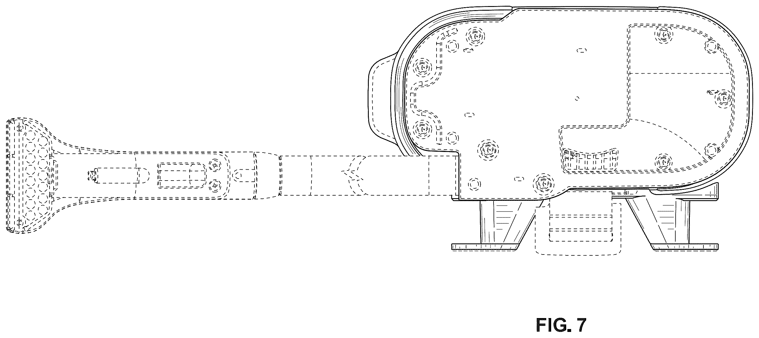 Patent USD1124551 Figure 7 – Portable cleaning appliance
