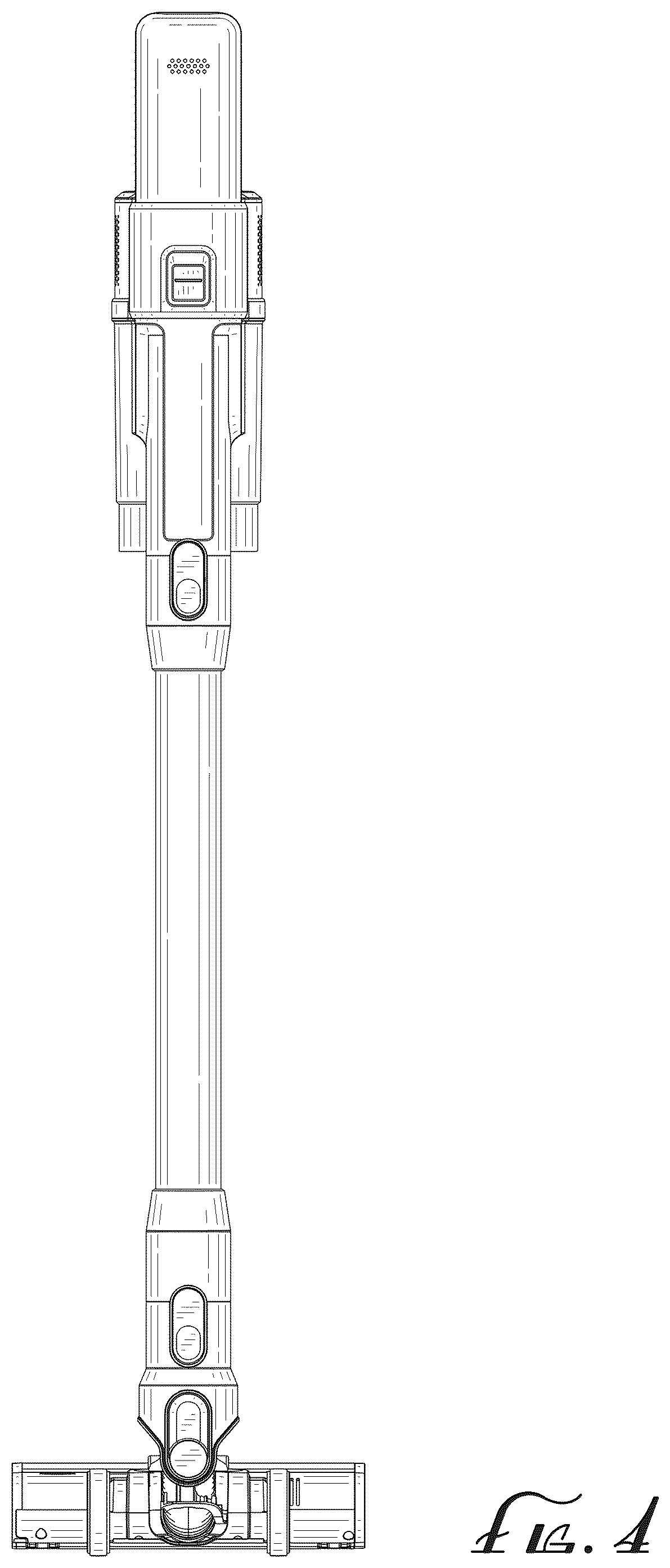 Patent USD1124552 Figure 4 – Vacuum cleaner