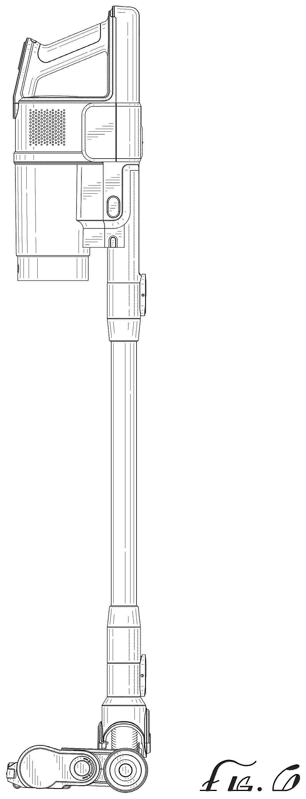 Patent USD1124552 Figure 6 – Vacuum cleaner