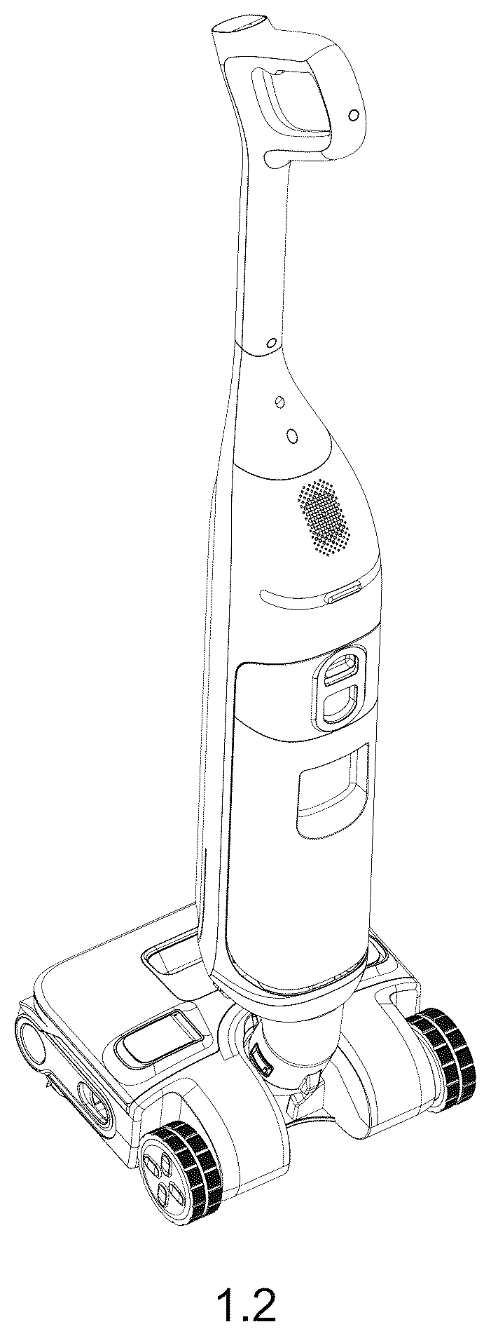 Patent USD1124553 Figure 2 – Floor cleaning appliance
