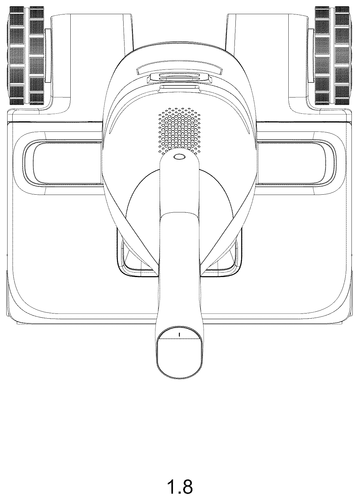 Patent USD1124553 Figure 8 – Floor cleaning appliance
