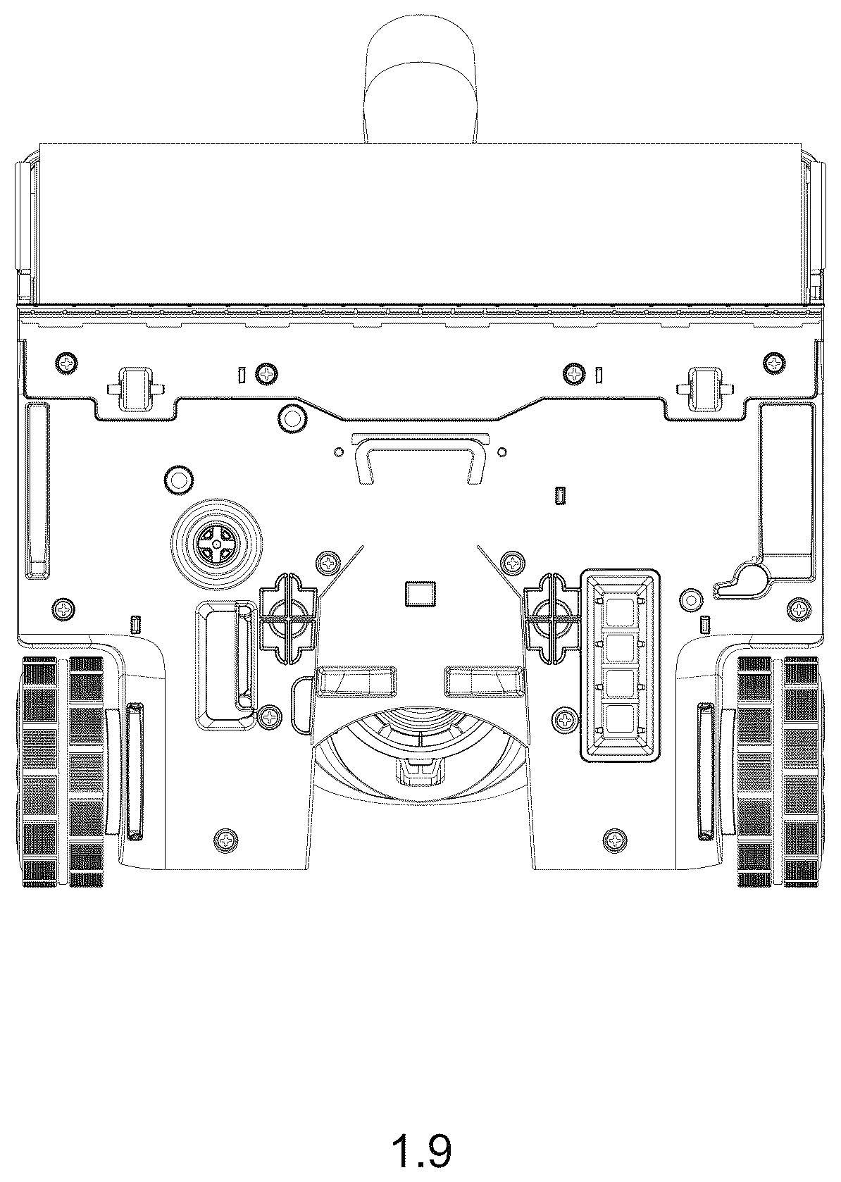 Patent USD1124553 Figure 9 – Floor cleaning appliance