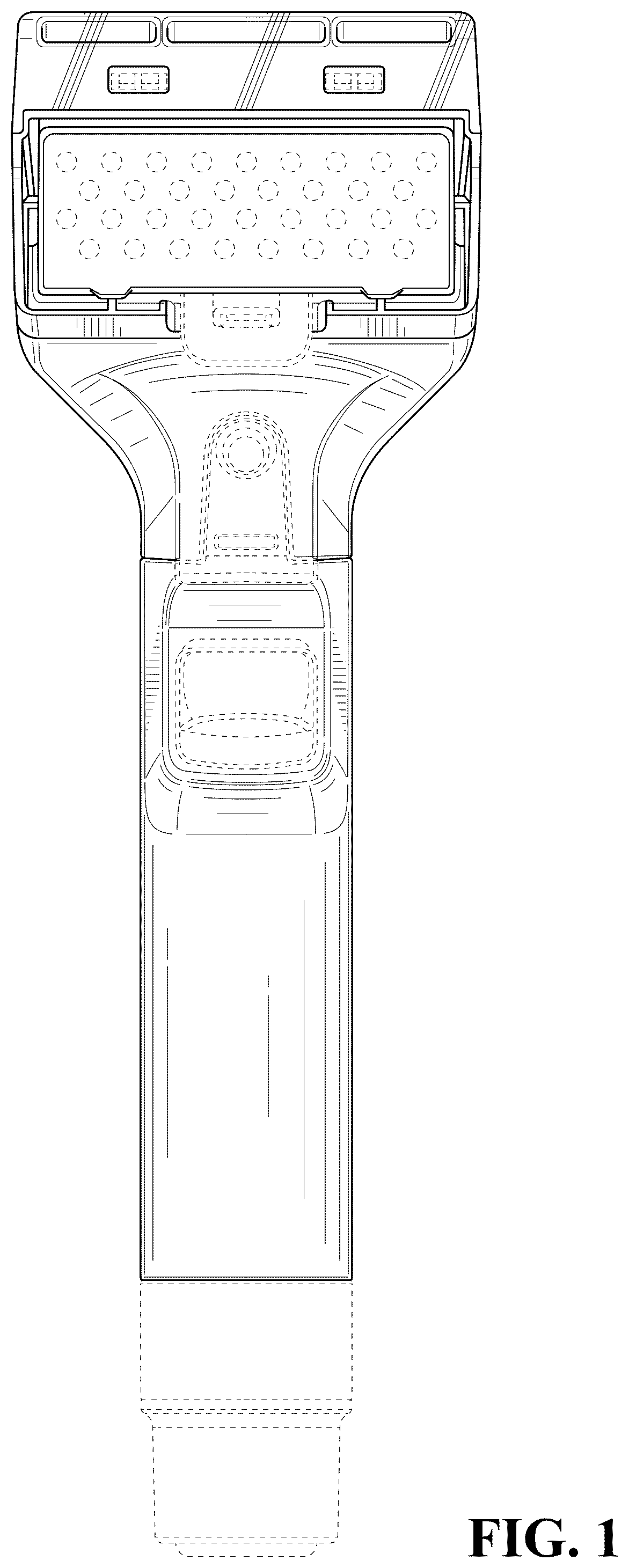 Patent USD1124554 Figure 1 – Surface cleaning tool