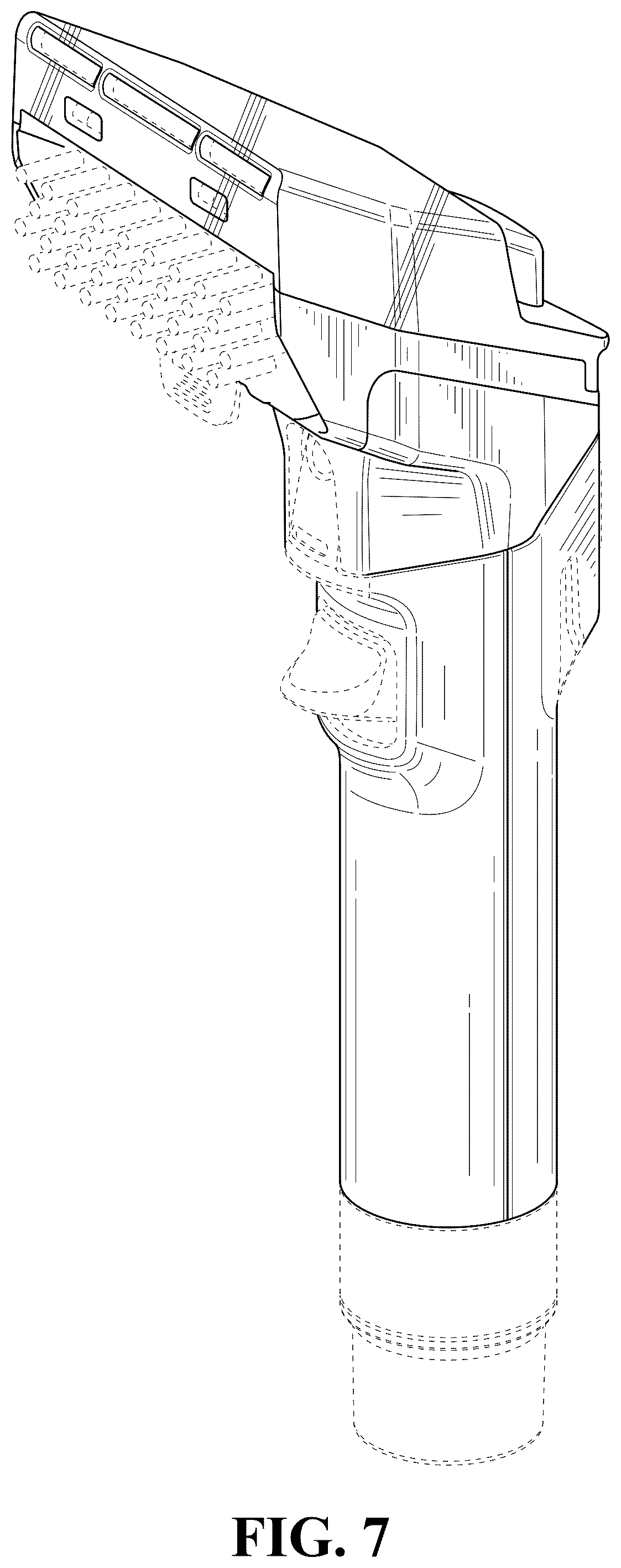 Patent USD1124554 Figure 7 – Surface cleaning tool