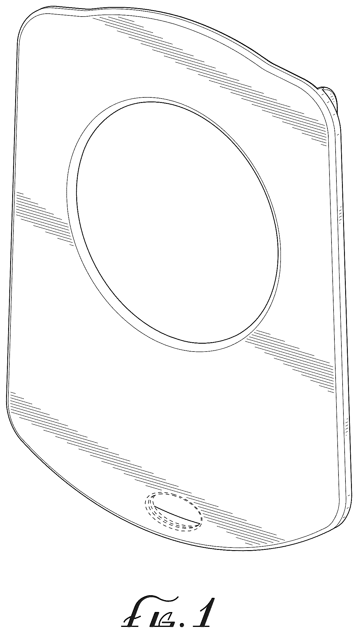 Patent USD1124555 — Dust bag holder for cleaners — Figure 1