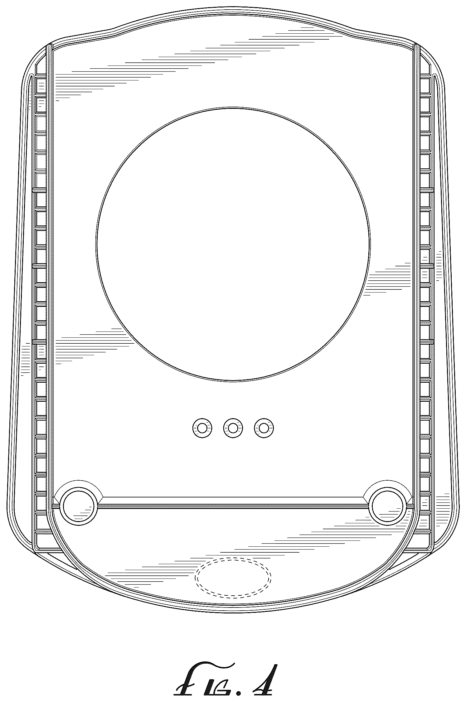 Patent USD1124555 Figure 4 – Dust bag holder for cleaners