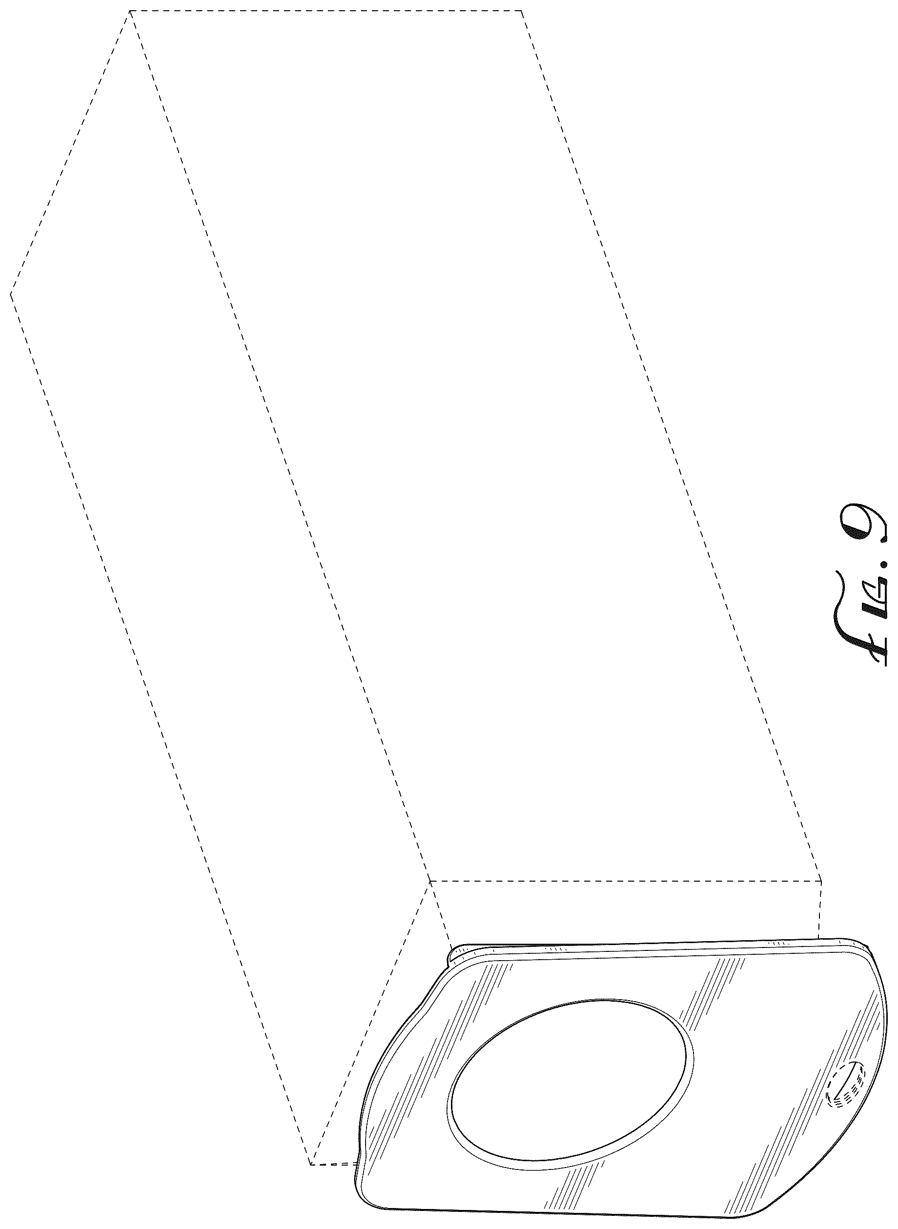 Patent USD1124555 Figure 6 – Dust bag holder for cleaners