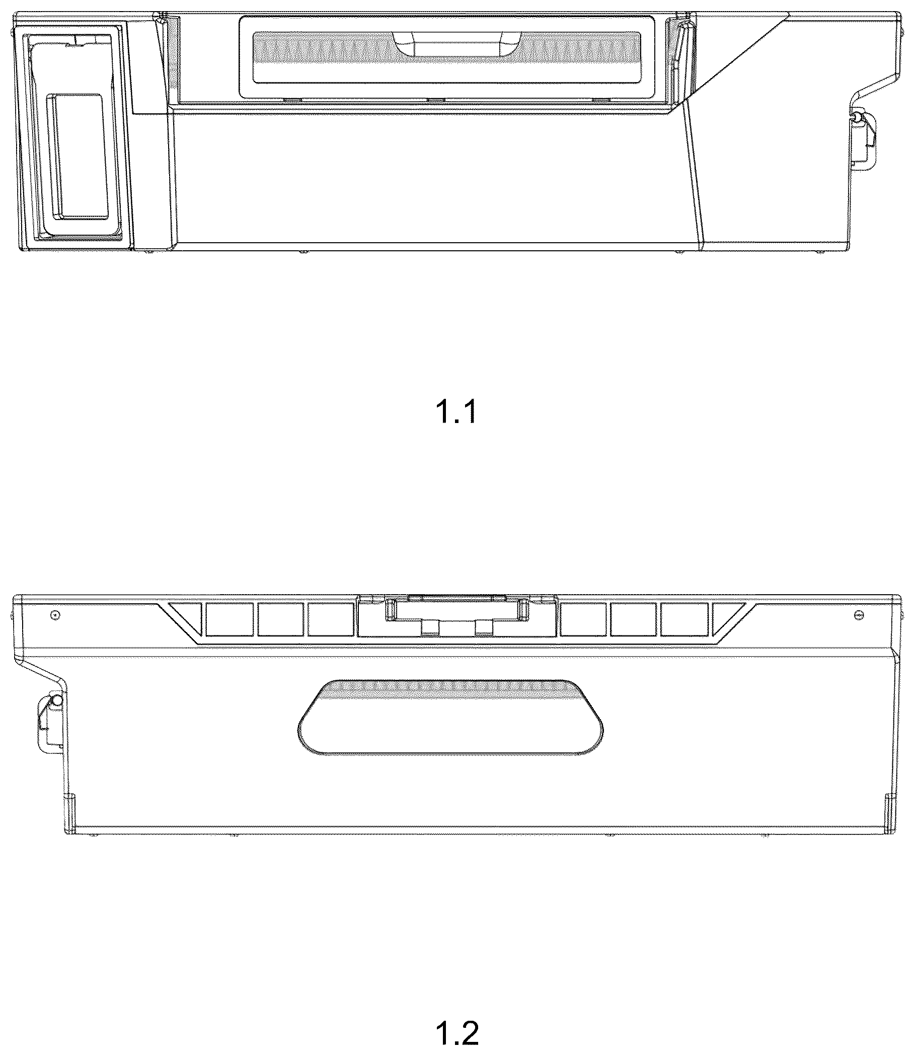 Patent USD1124556 — Dust box for cleaning appliance — Figure 1