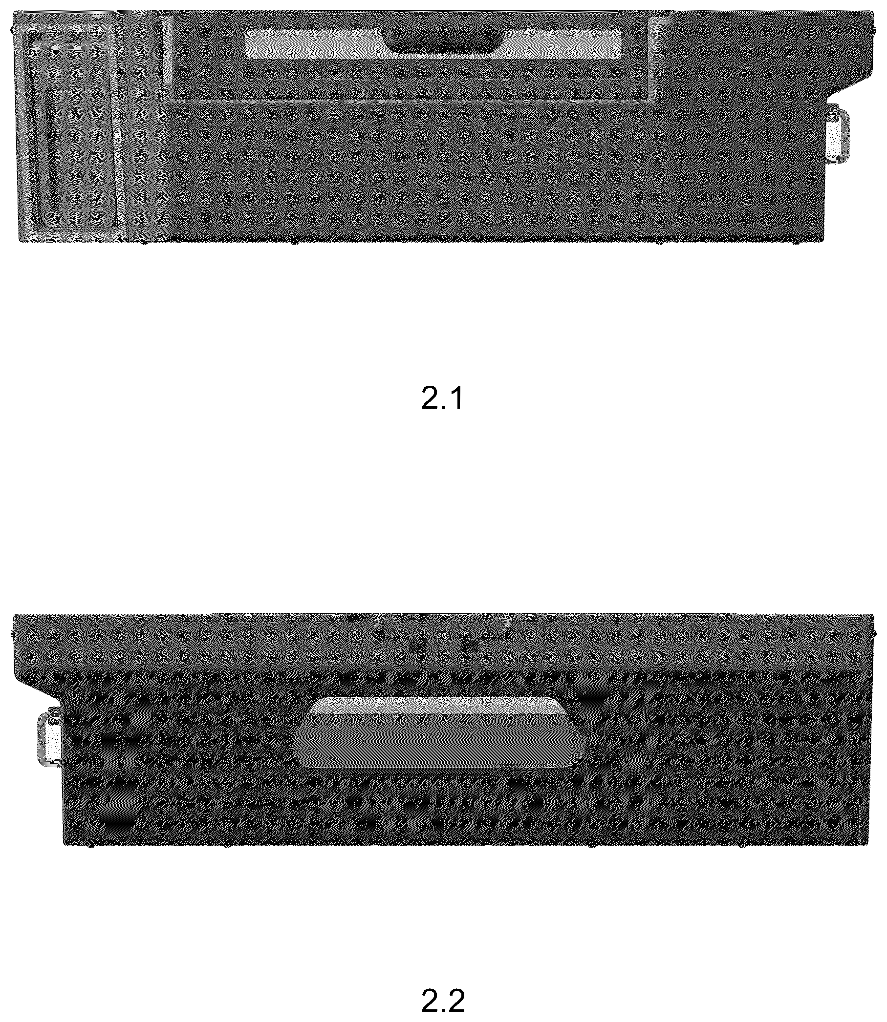 Patent USD1124556 Figure 7 – Dust box for cleaning appliance