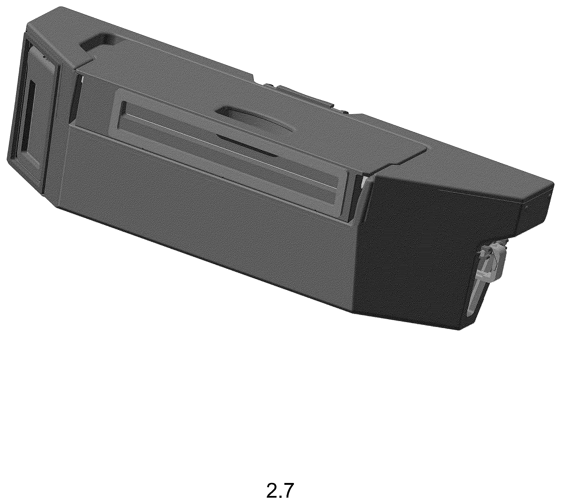 Patent USD1124556 Figure 11 – Dust box for cleaning appliance