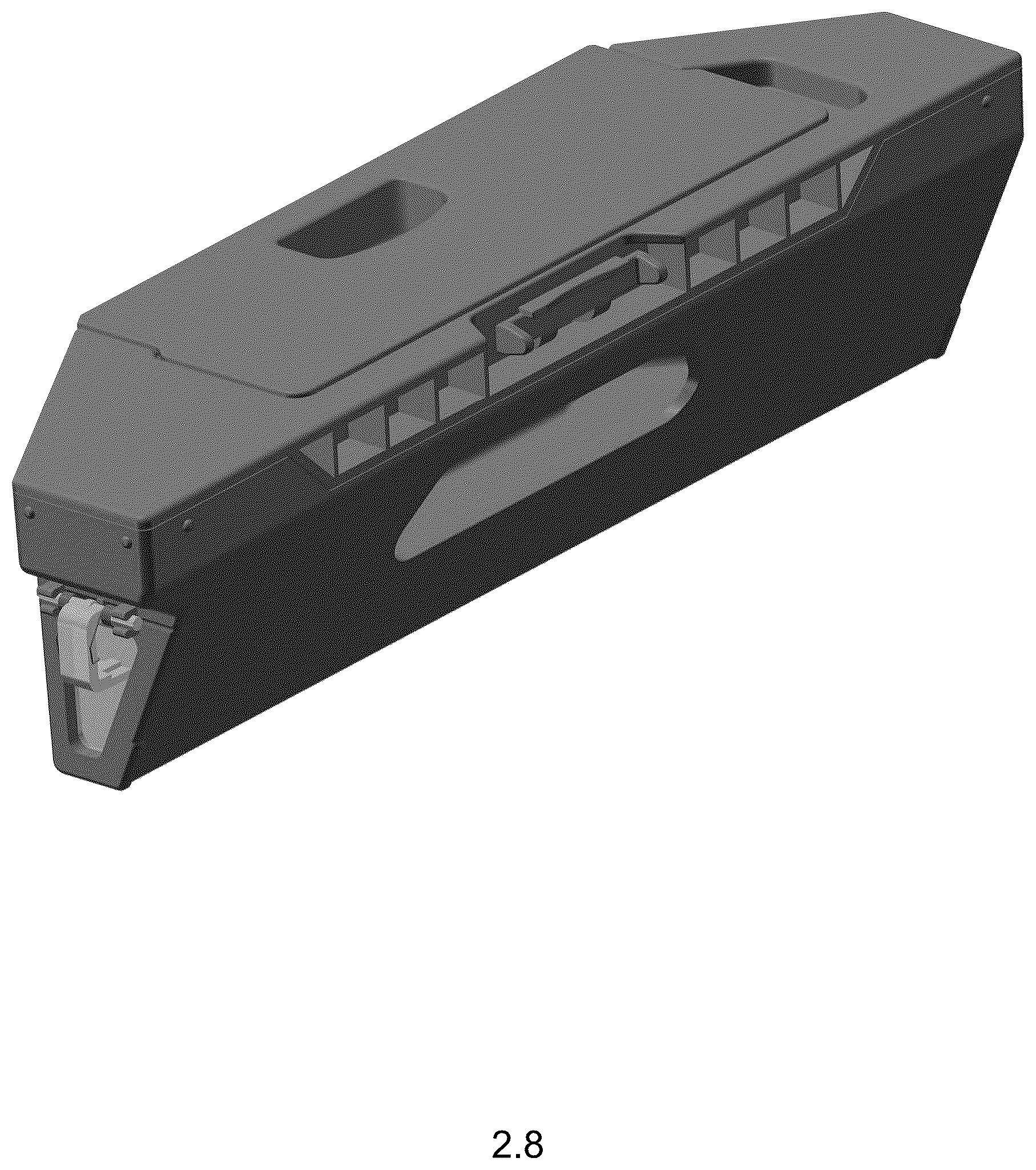 Patent USD1124556 Figure 12 – Dust box for cleaning appliance