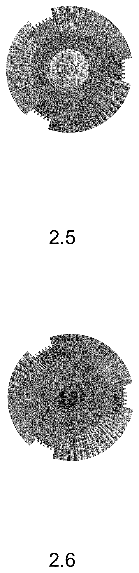 Patent USD1124557 Figure 7 – Rolling brush of cleaning robot