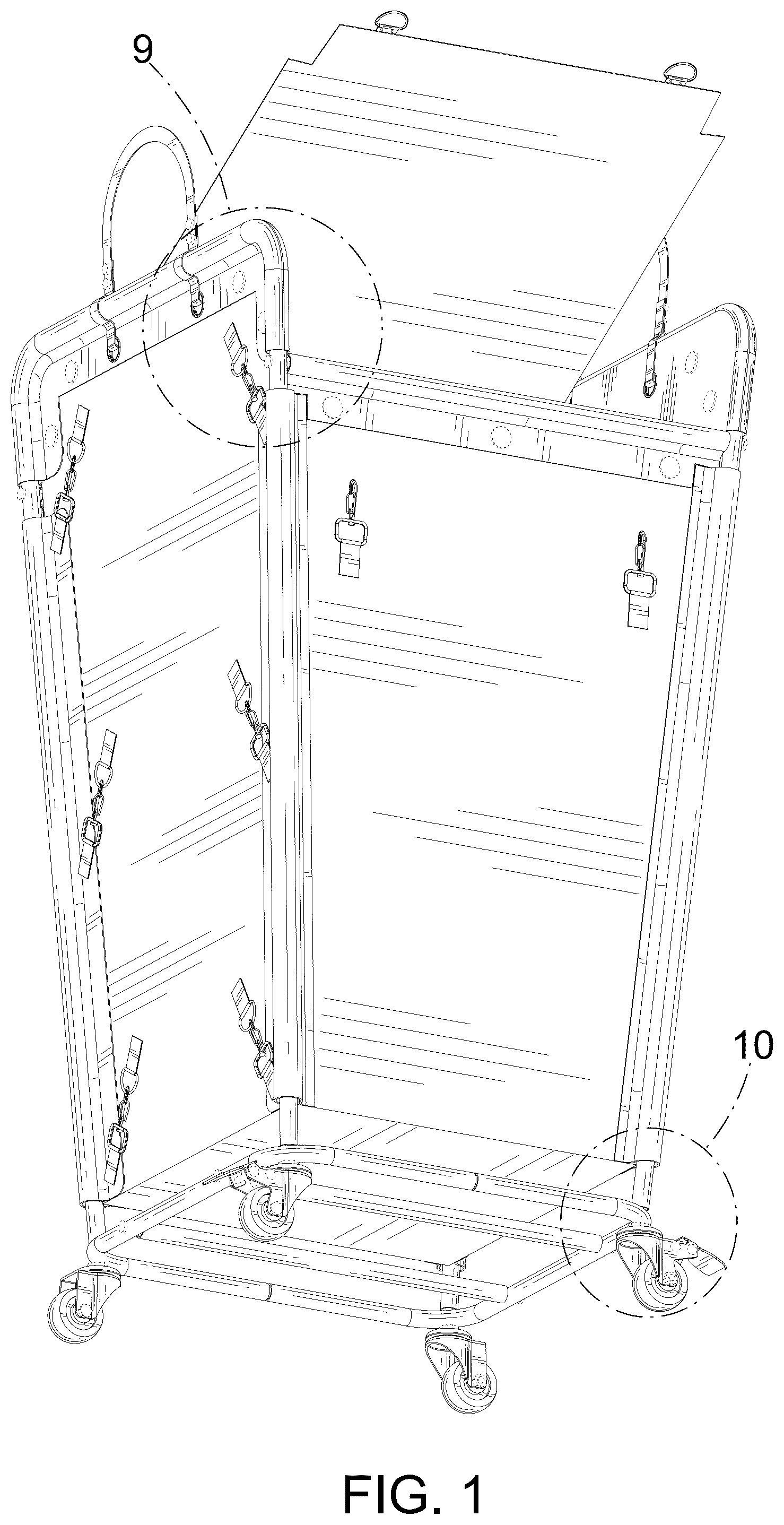 Patent USD1124558 — Dirty clothes basket — Figure 1