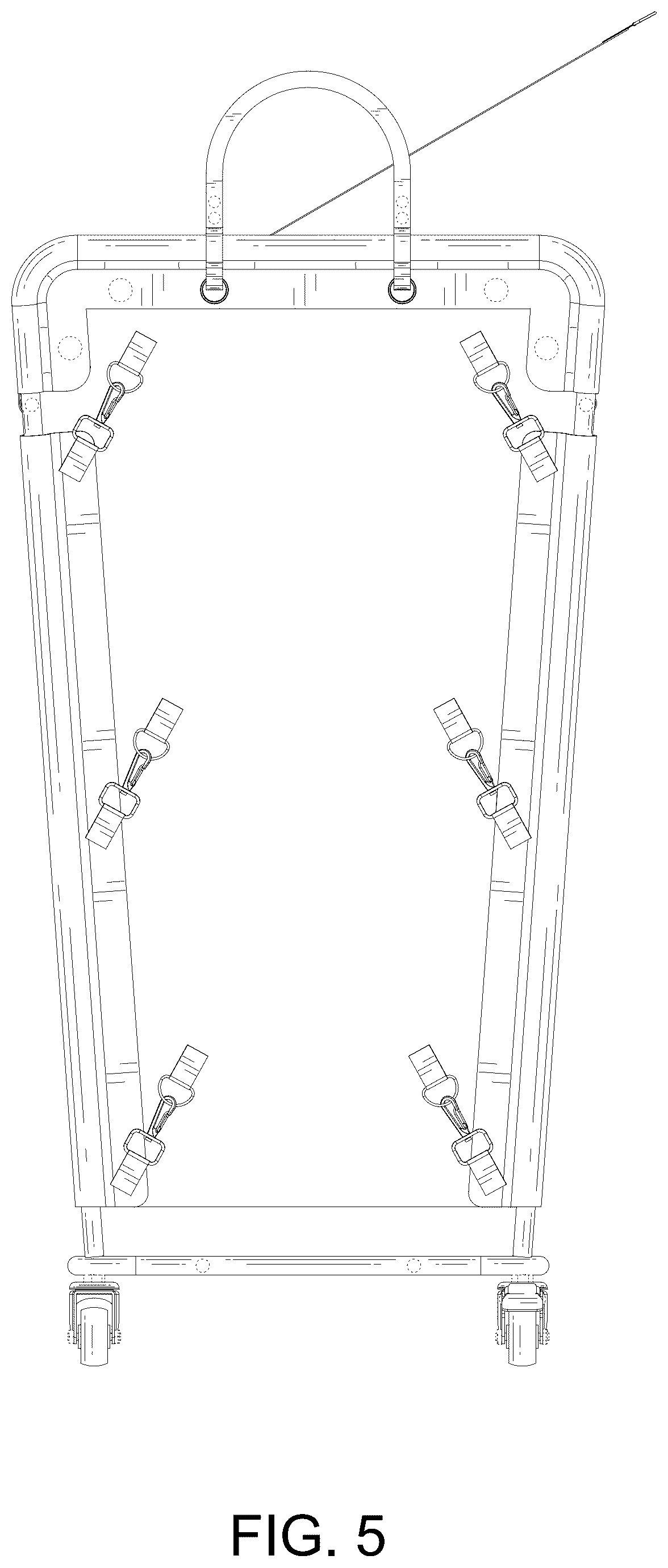Patent USD1124558 Figure 5 – Dirty clothes basket