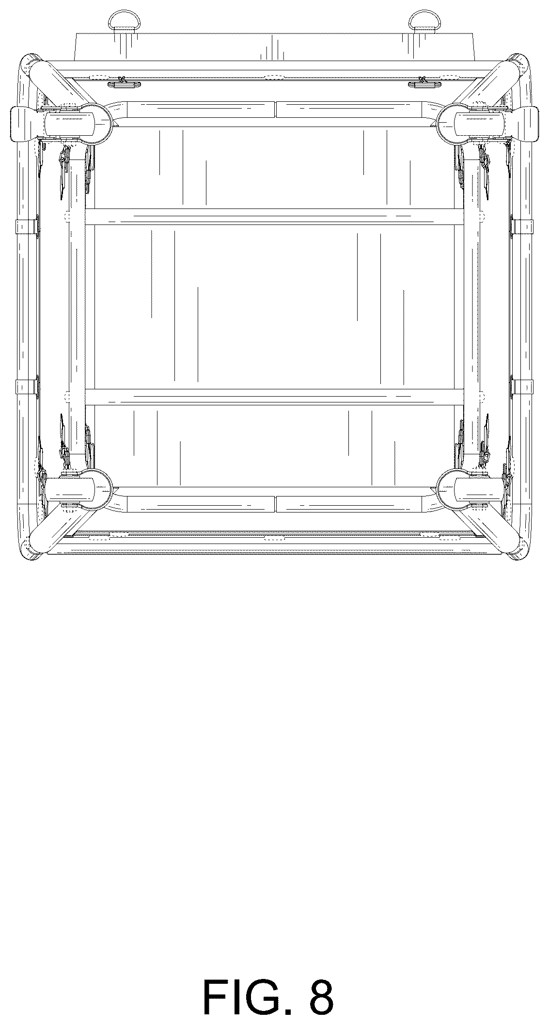 Patent USD1124558 Figure 8 – Dirty clothes basket