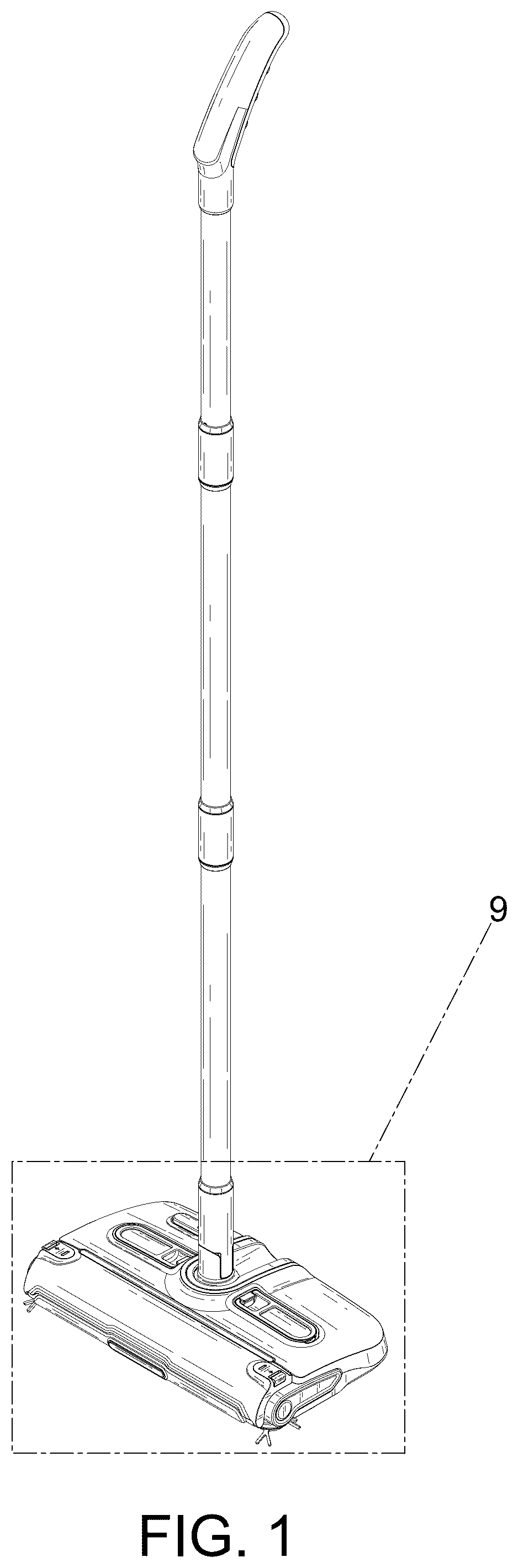 Patent USD1124559 — Electric sweeper — Figure 1