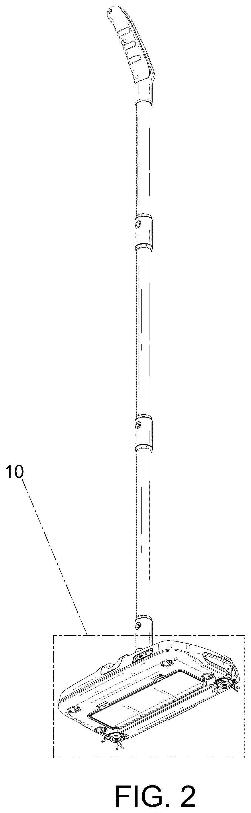 Patent USD1124559 Figure 2 – Electric sweeper