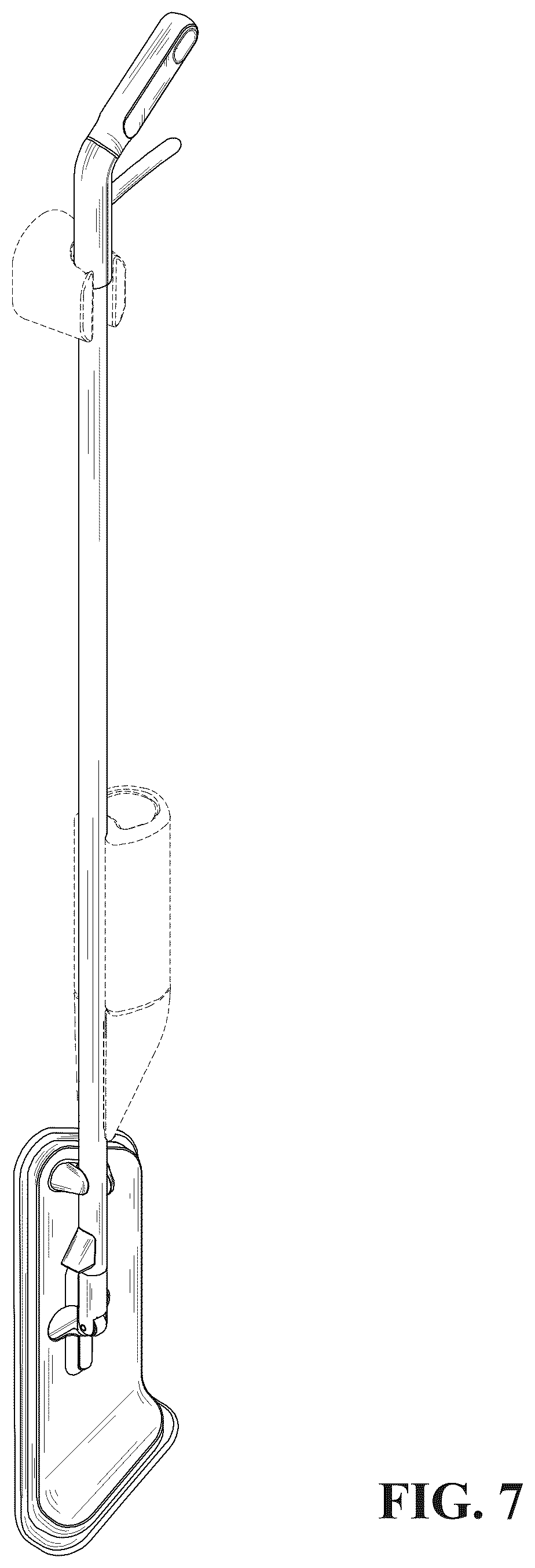 Patent USD1124560 Figure 7 – Mop with spray