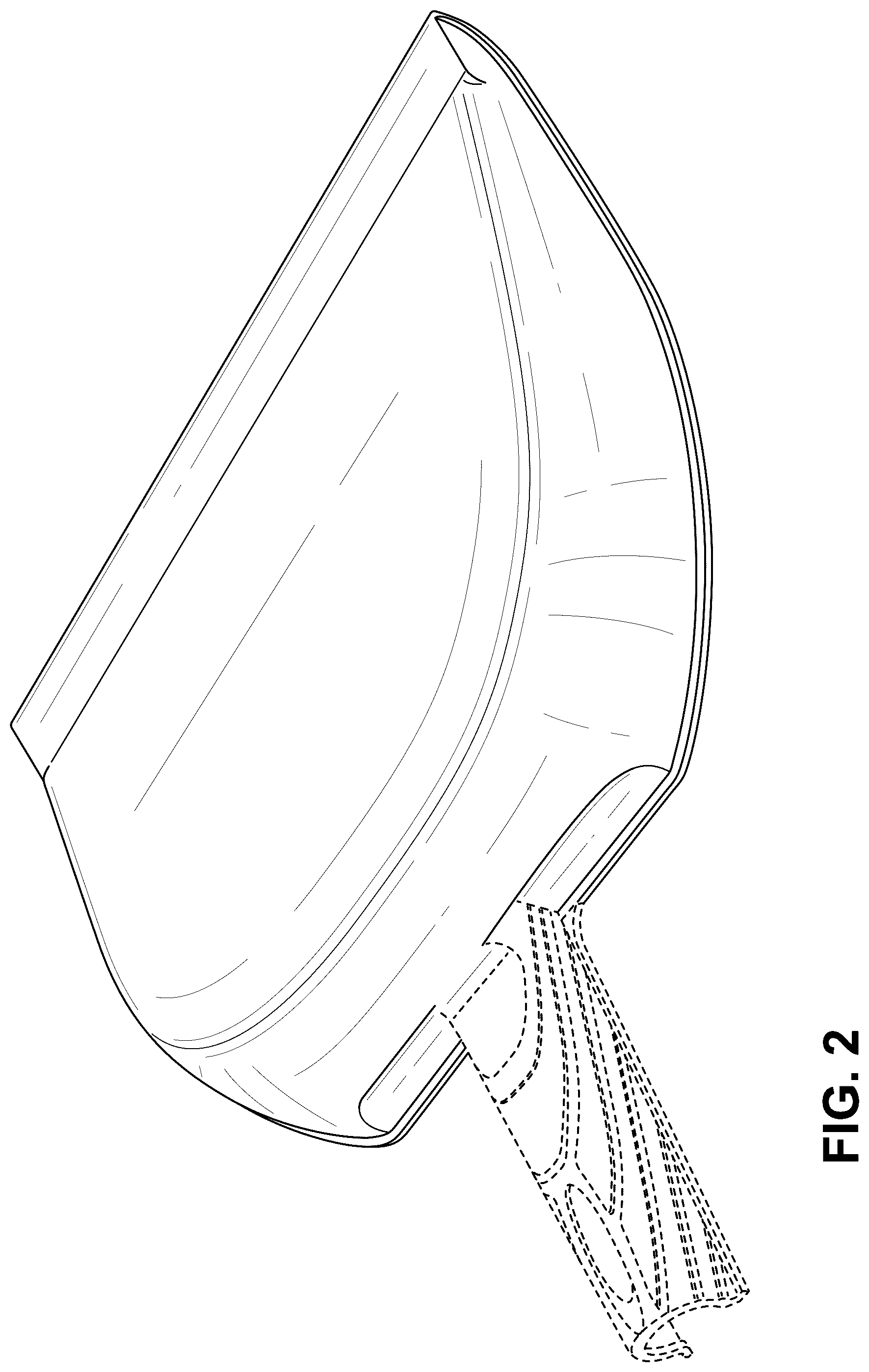 Patent USD1124562 Figure 2 – Dust pan