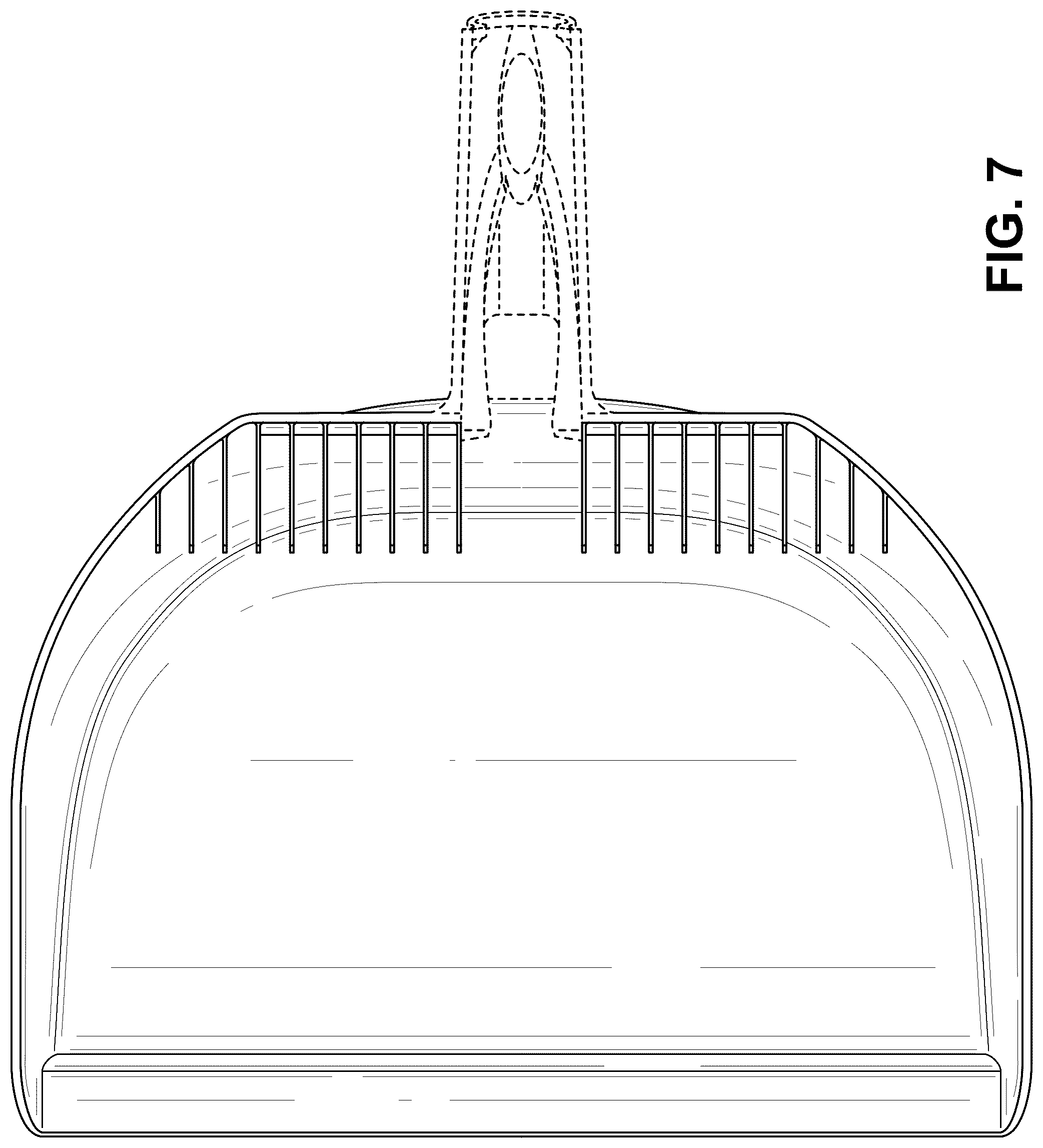 Patent USD1124562 Figure 5 – Dust pan