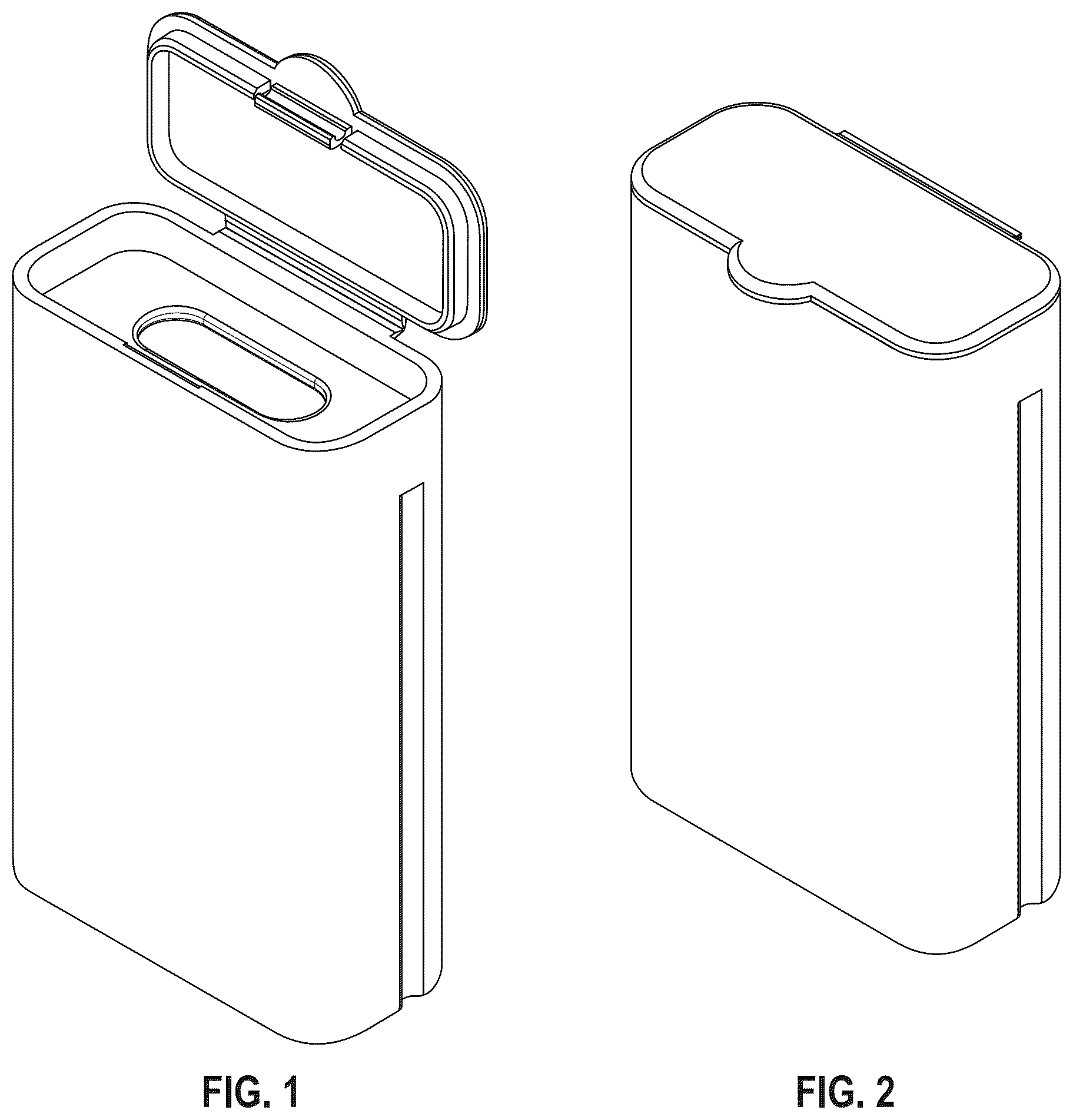 Patent USD1124564 — Contact lens disposal container — Figure 1