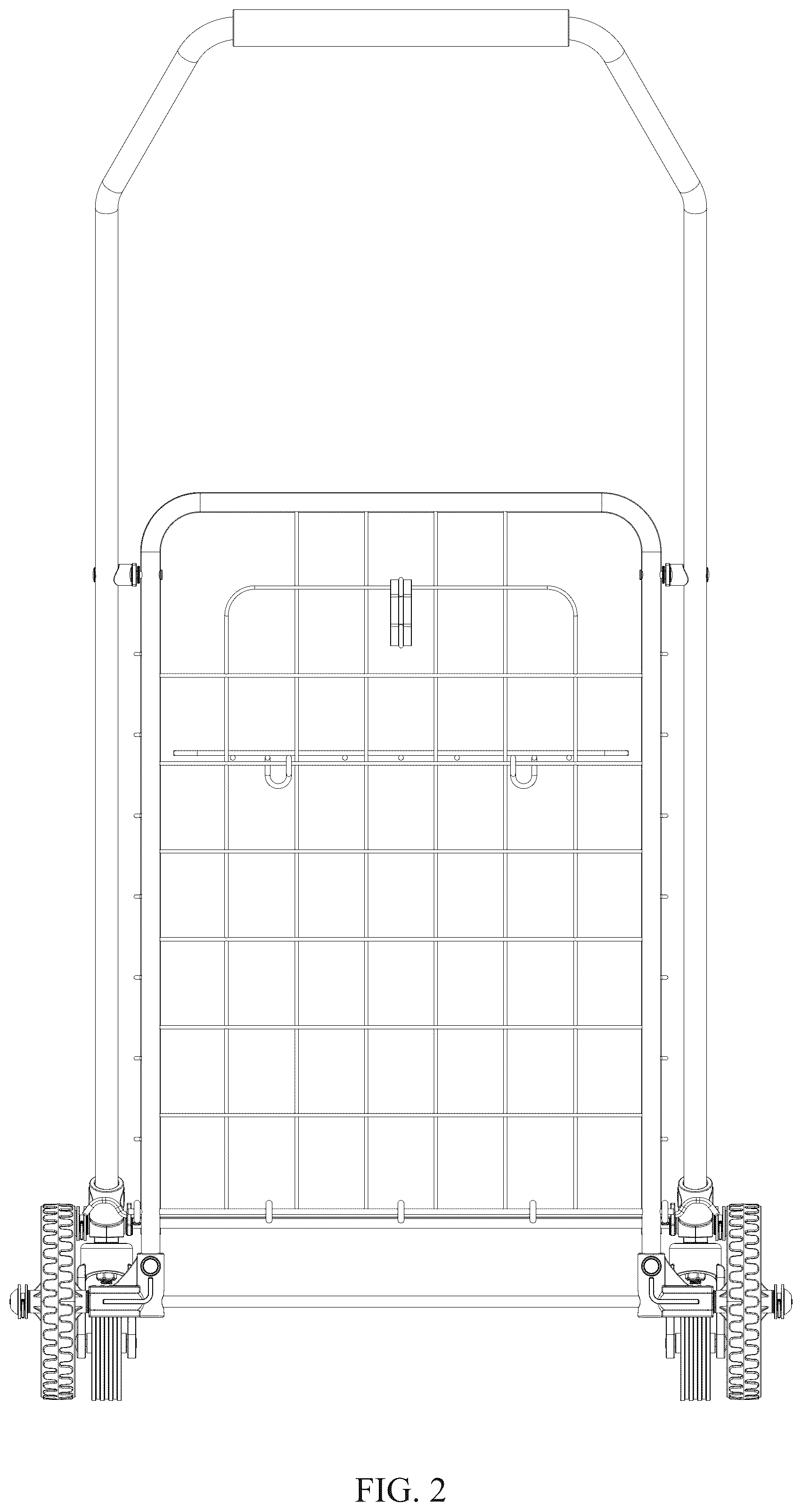Patent USD1124565 Figure 2 – Shopping cart
