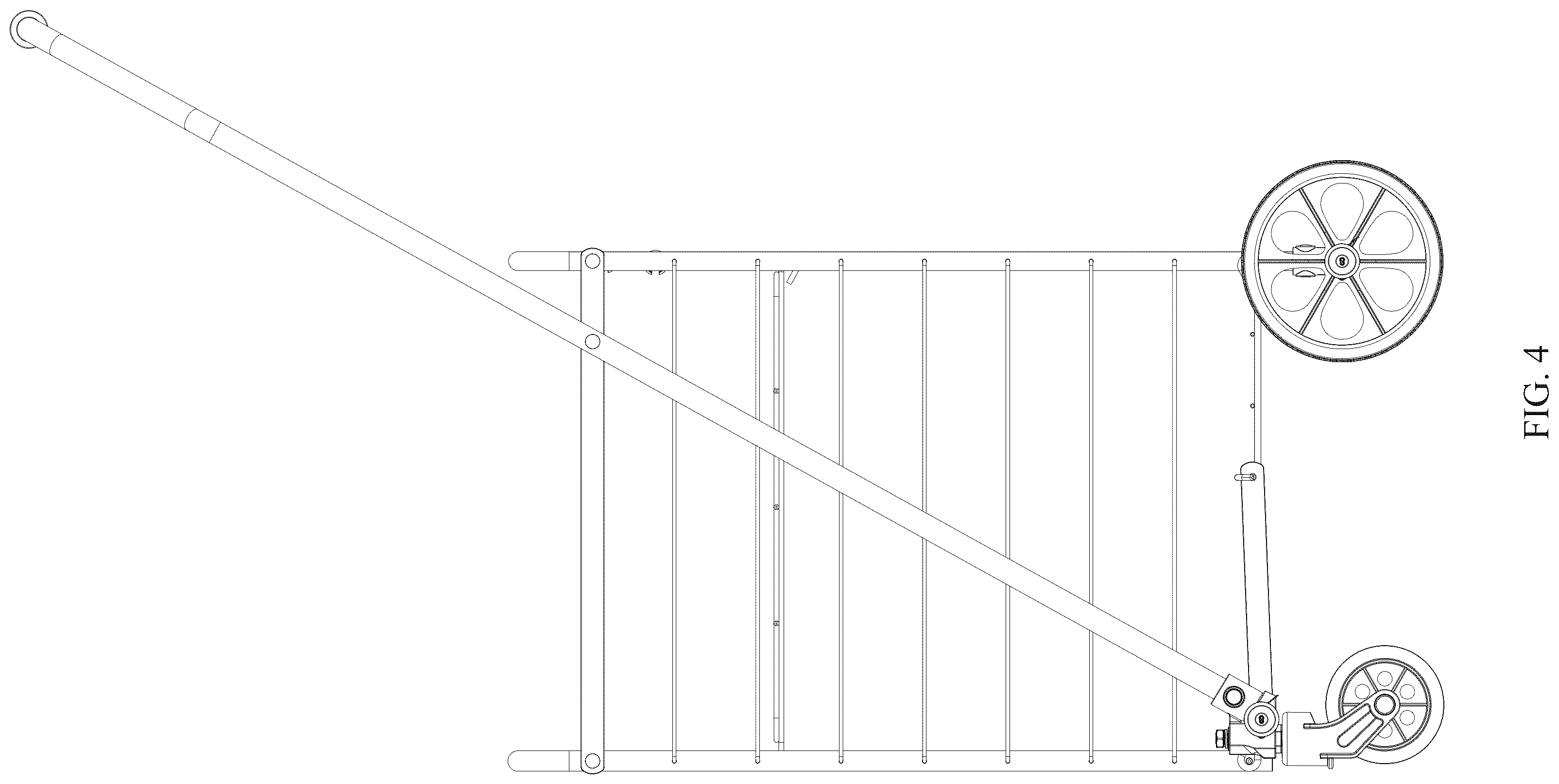 Patent USD1124565 Figure 4 – Shopping cart