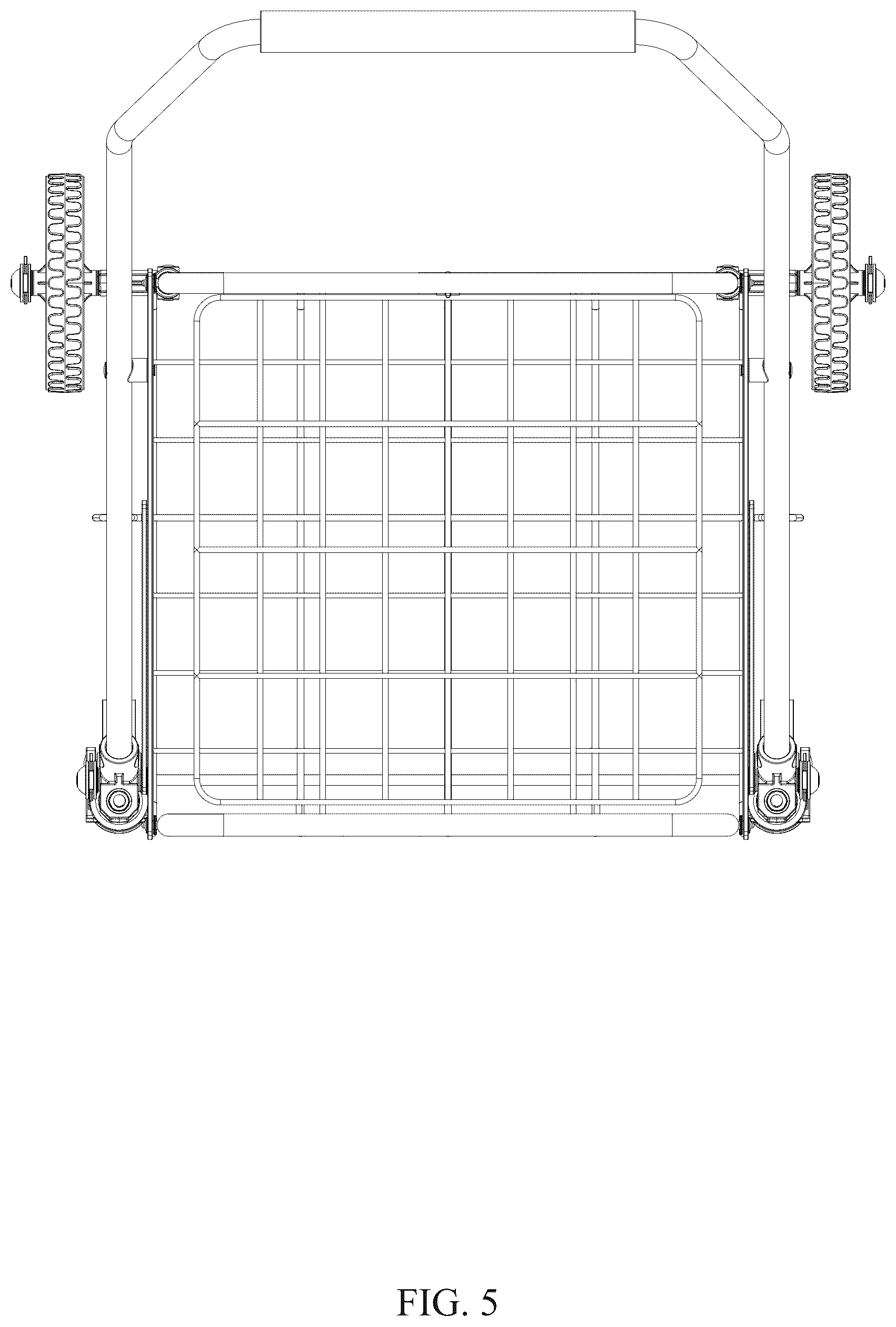 Patent USD1124565 Figure 5 – Shopping cart