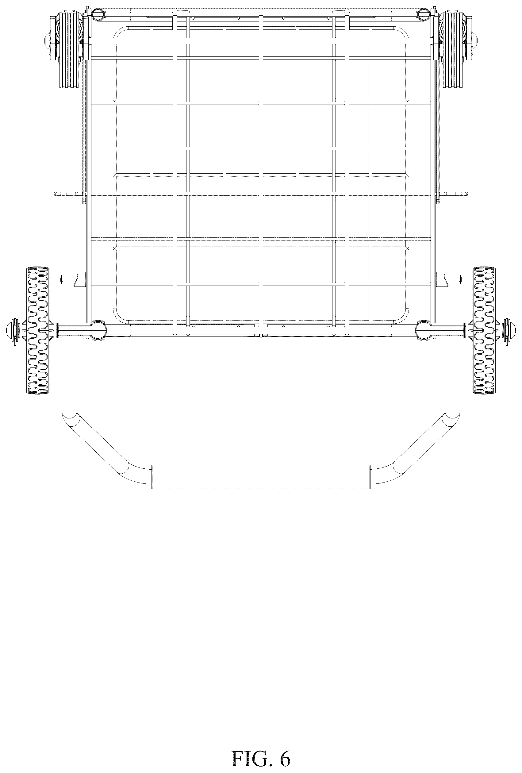 Patent USD1124565 Figure 6 – Shopping cart