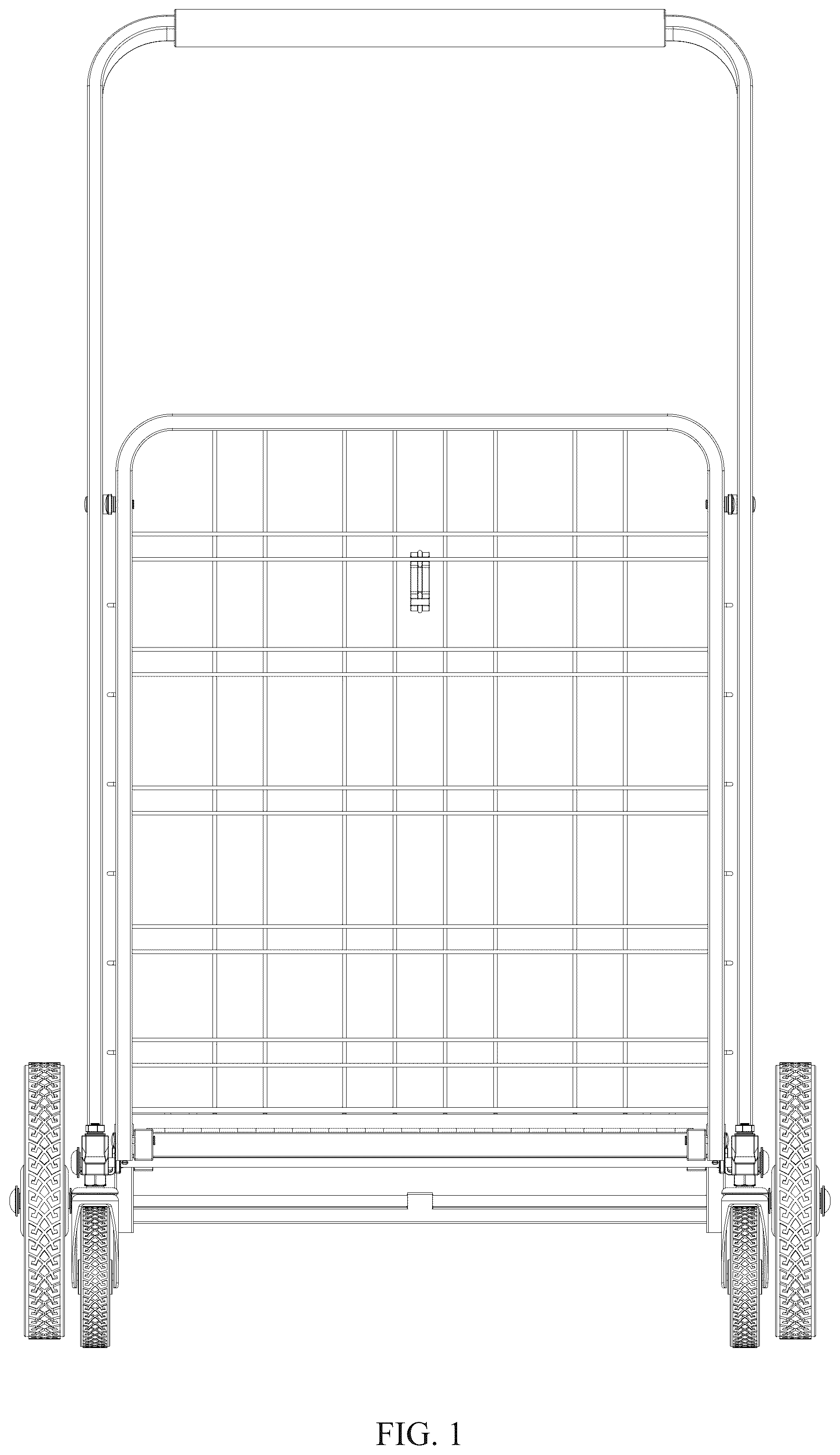 Patent USD1124566 Figure 1 – Shopping cart