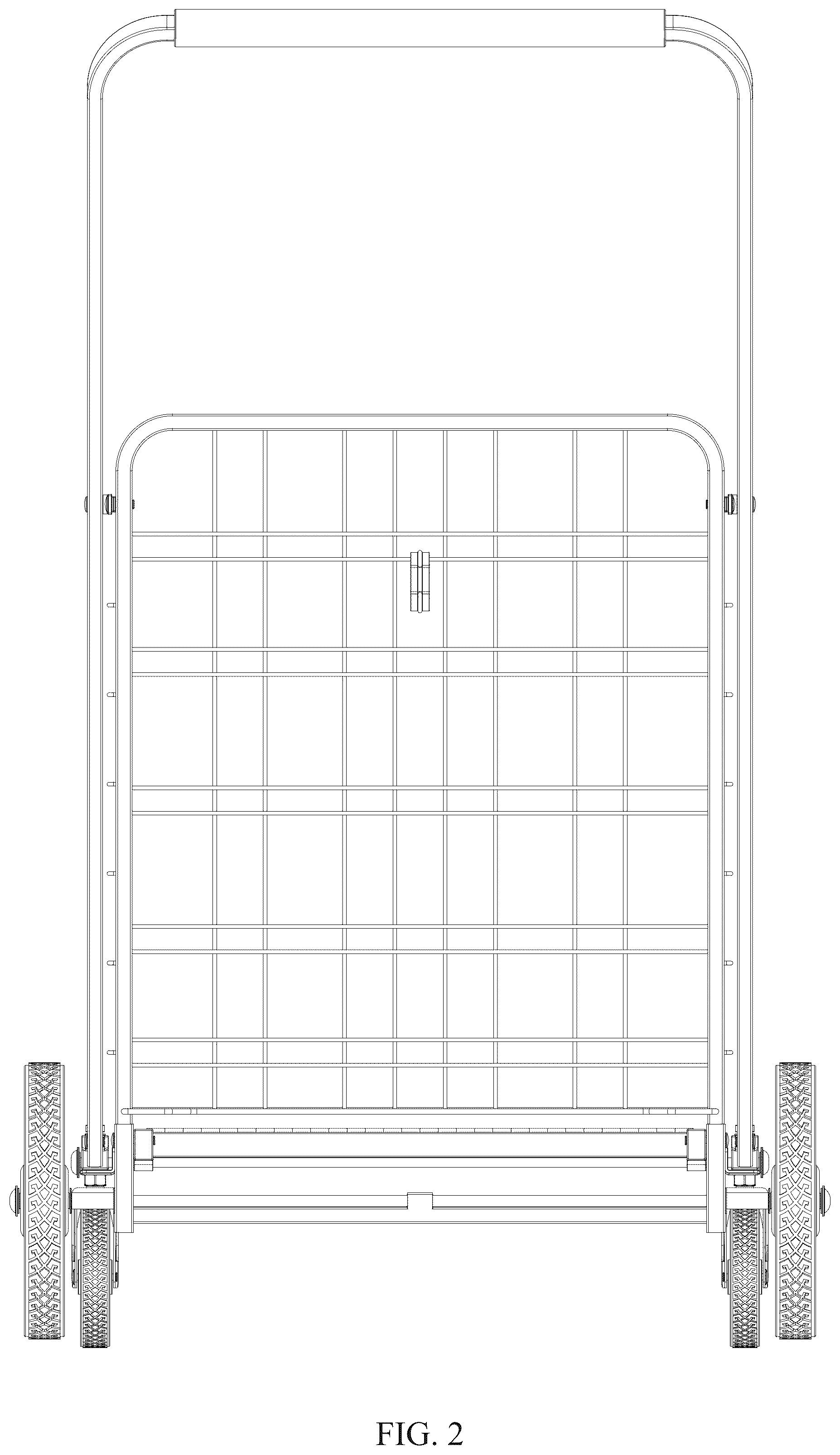 Patent USD1124566 Figure 2 – Shopping cart