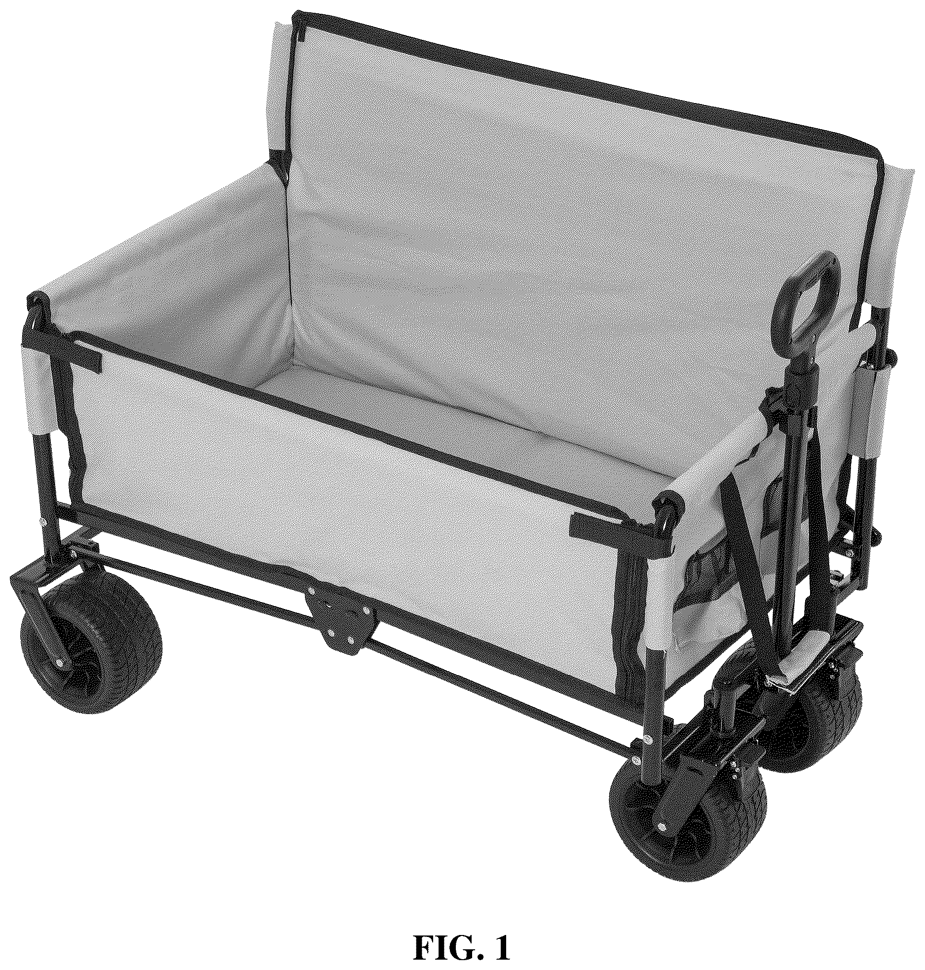 Patent USD1124567 Figure 1 – Wagon for camping