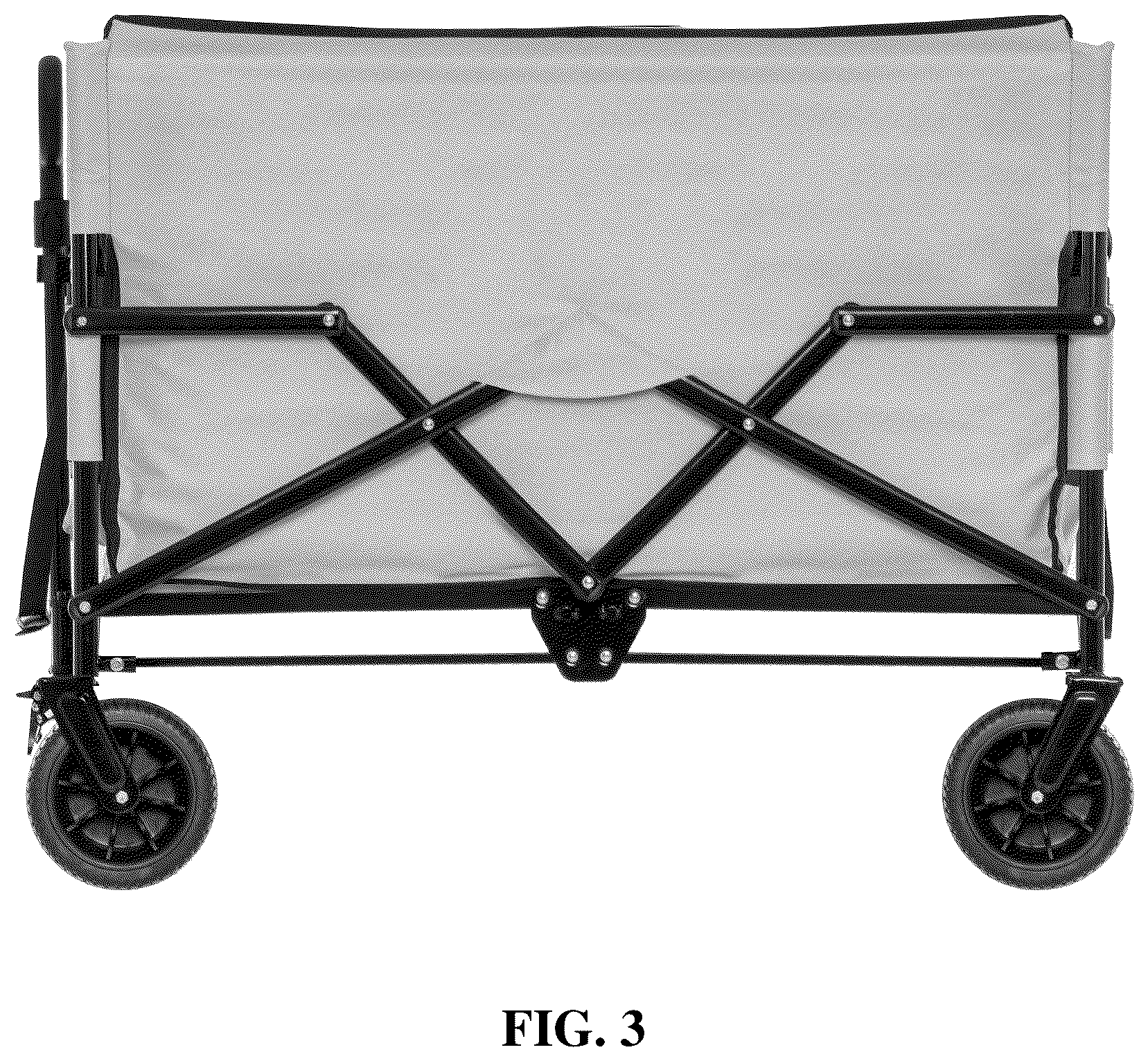 Patent USD1124567 Figure 3 – Wagon for camping