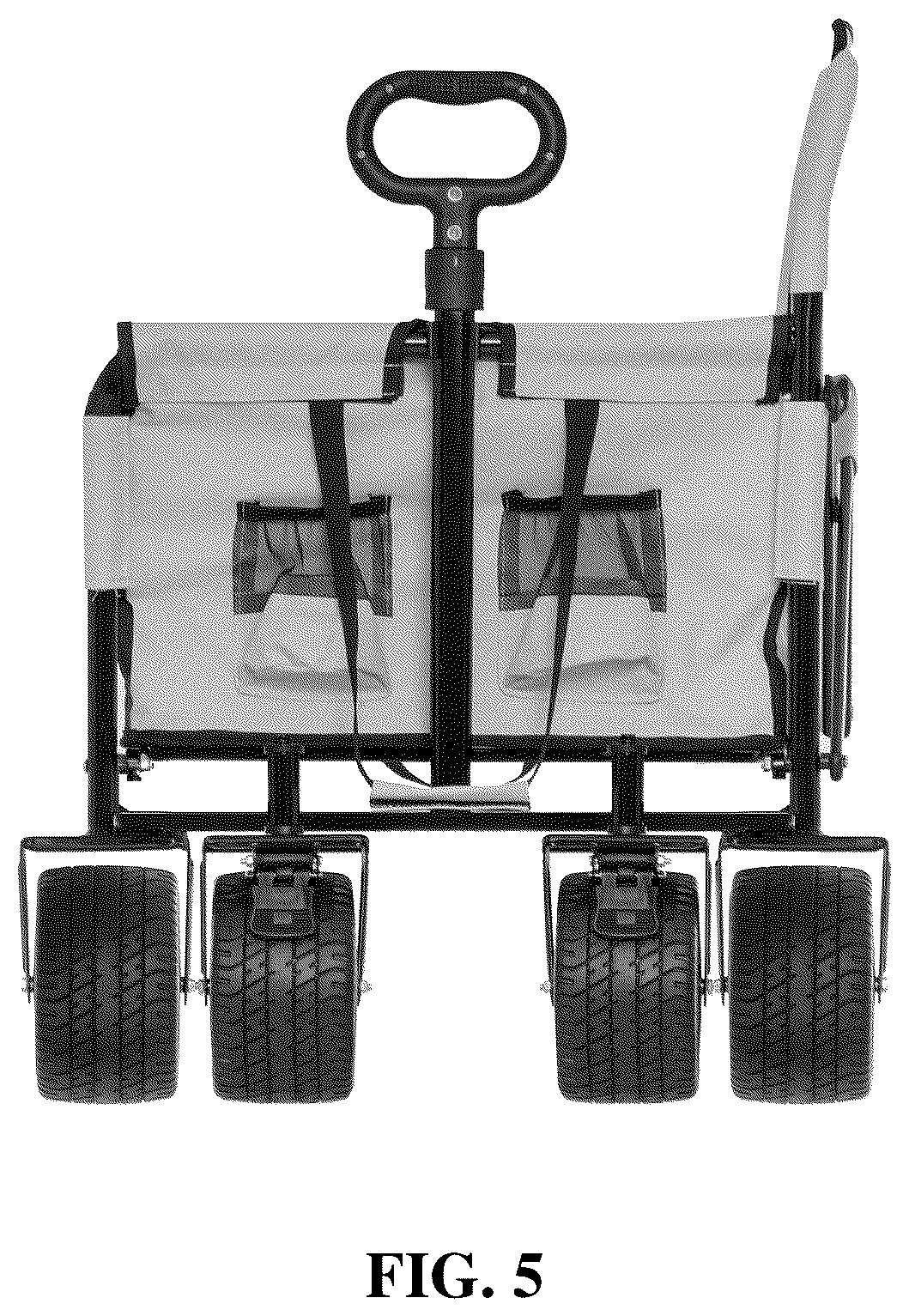 Patent USD1124567 Figure 5 – Wagon for camping