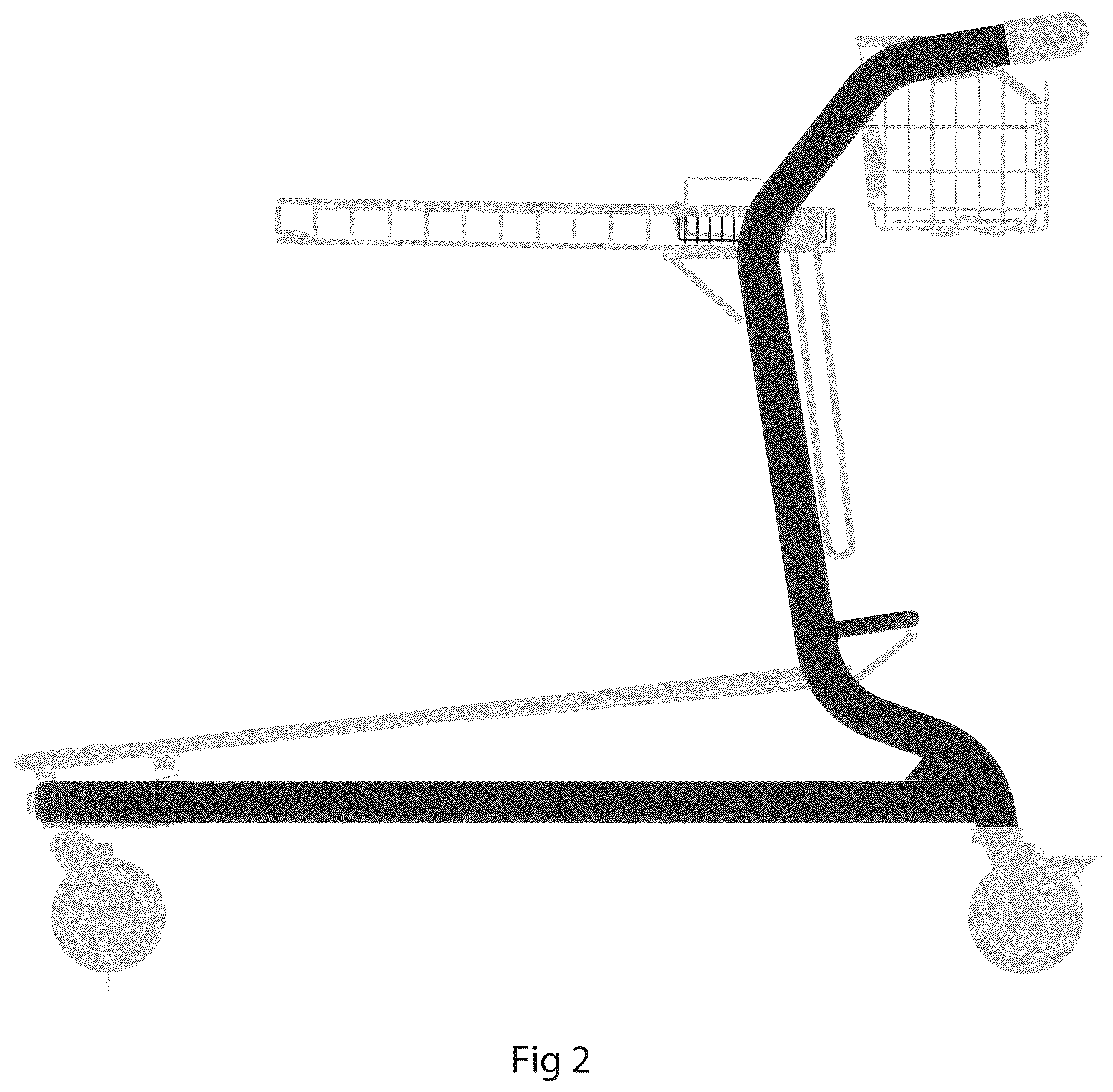 Patent USD1124568 Figure 2 – Cart frame