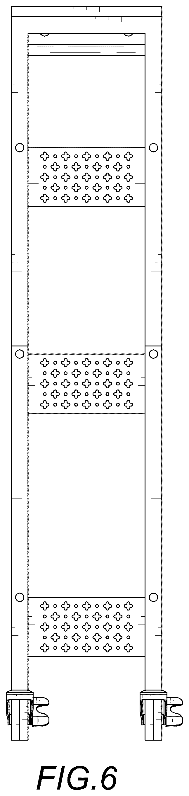 Patent USD1124569 Figure 6 – Mesh cart
